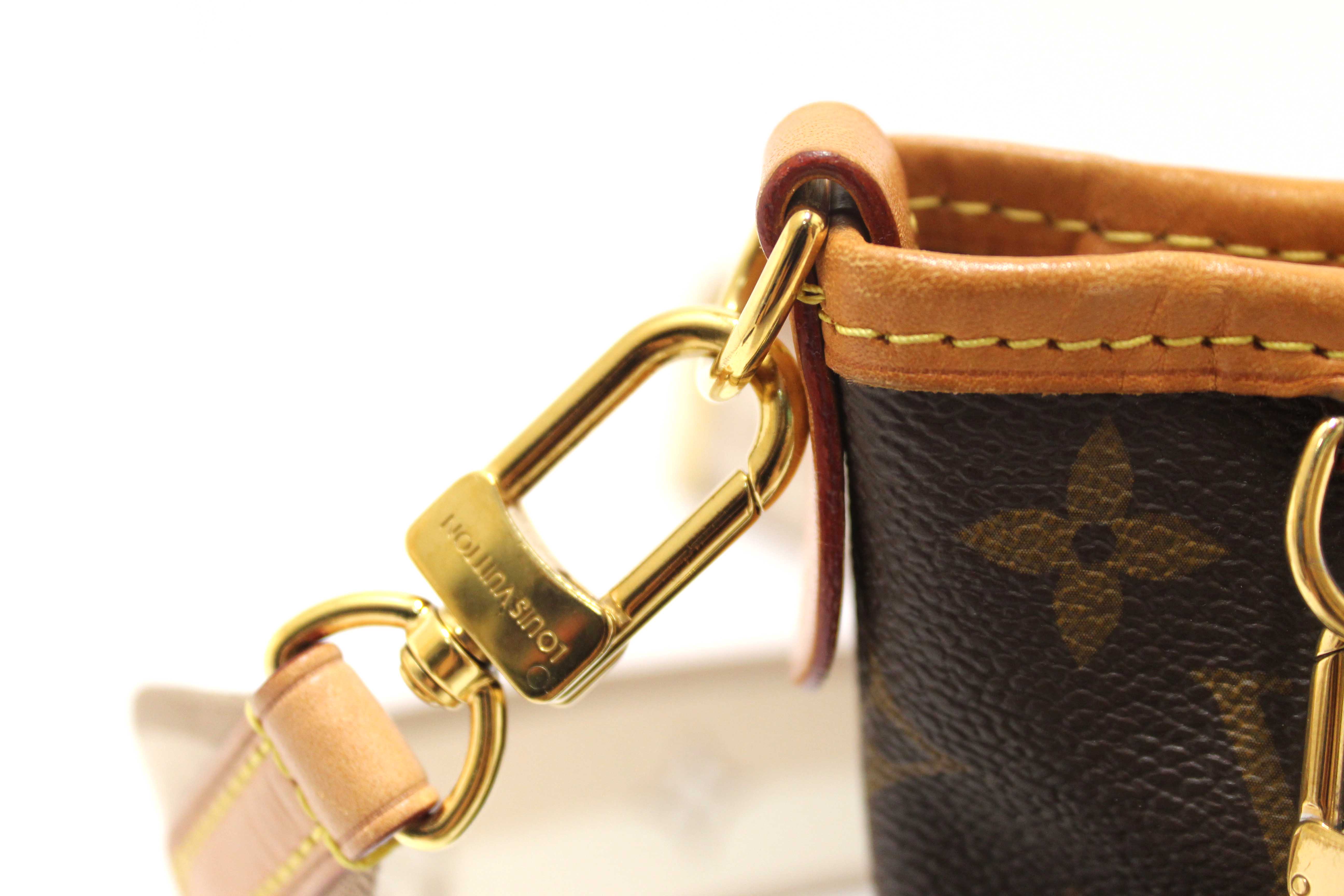 Authentic Louis Vuitton Classic Monogram Neverfull BB Shoulder Bag