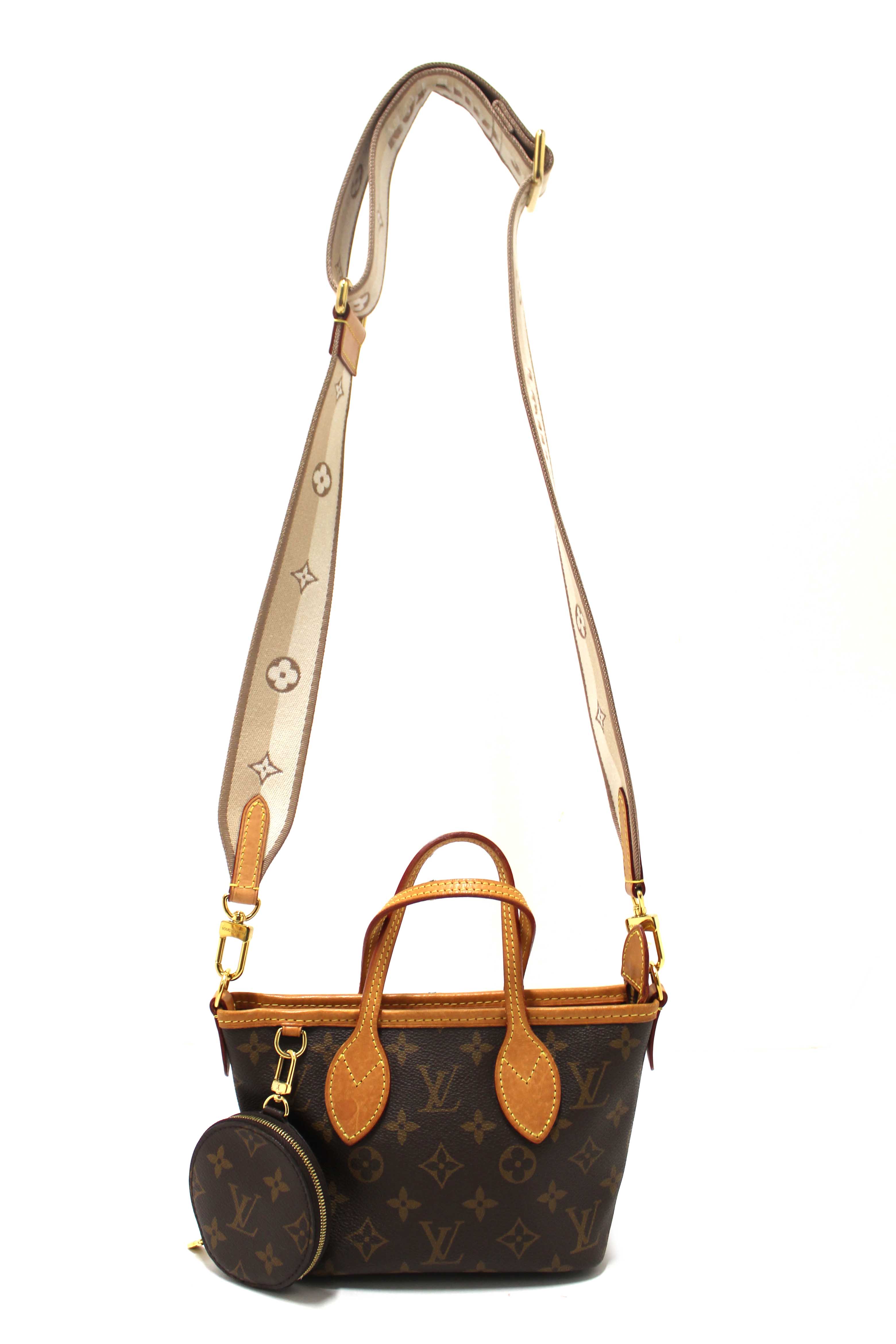 Authentic Louis Vuitton Classic Monogram Neverfull BB Shoulder Bag