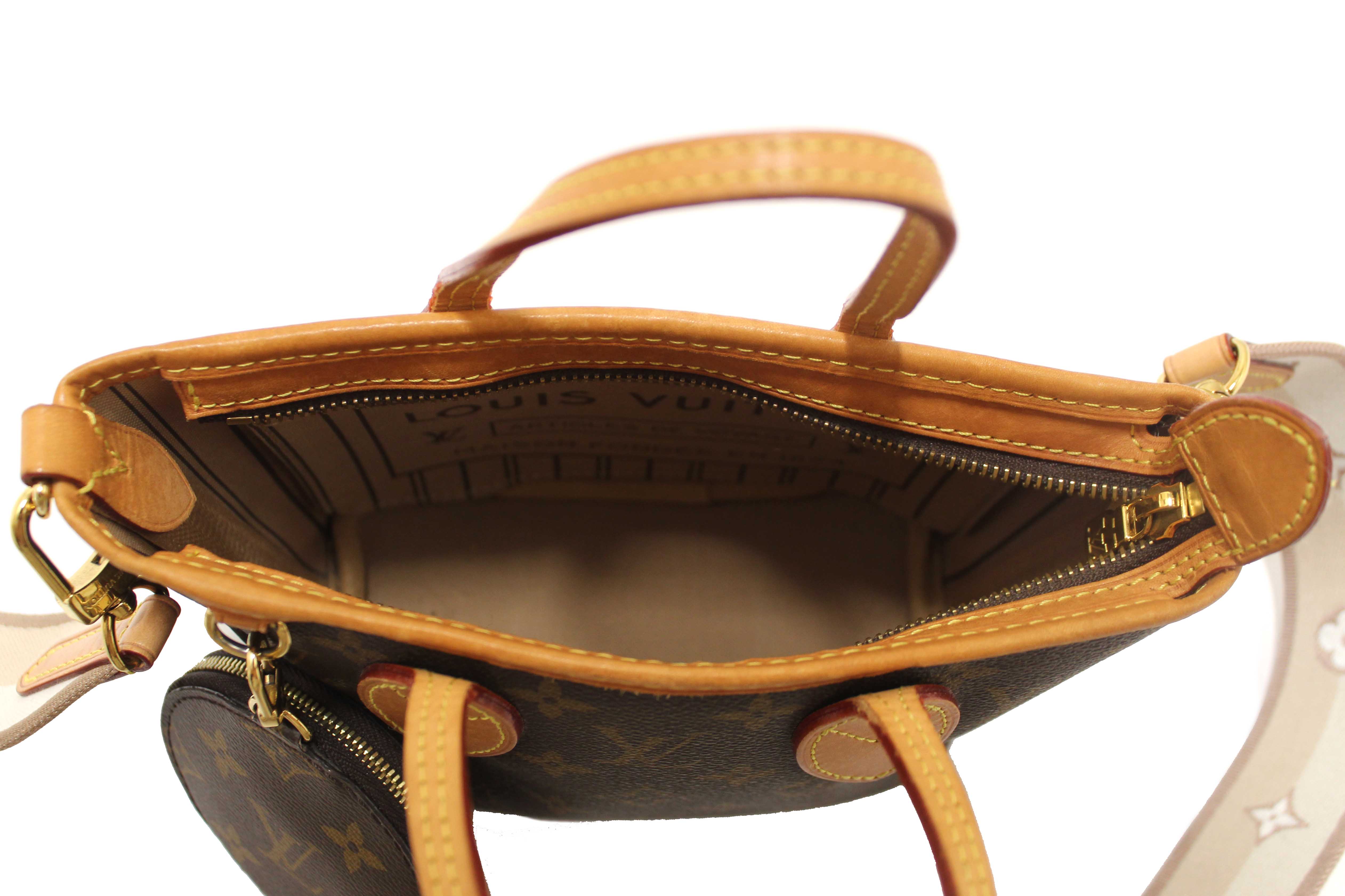 Authentic Louis Vuitton Classic Monogram Neverfull BB Shoulder Bag