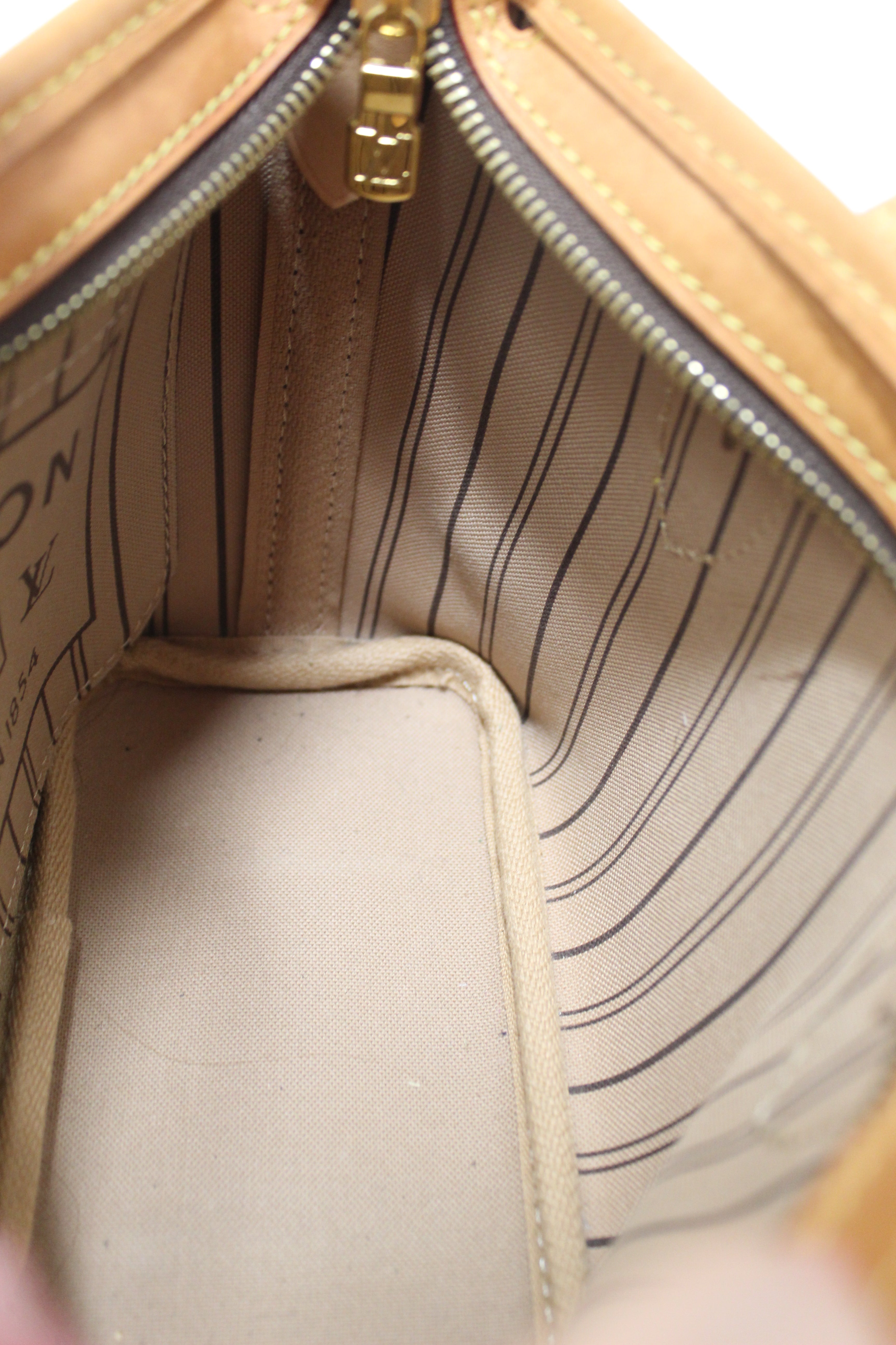 Authentic Louis Vuitton Classic Monogram Neverfull BB Shoulder Bag