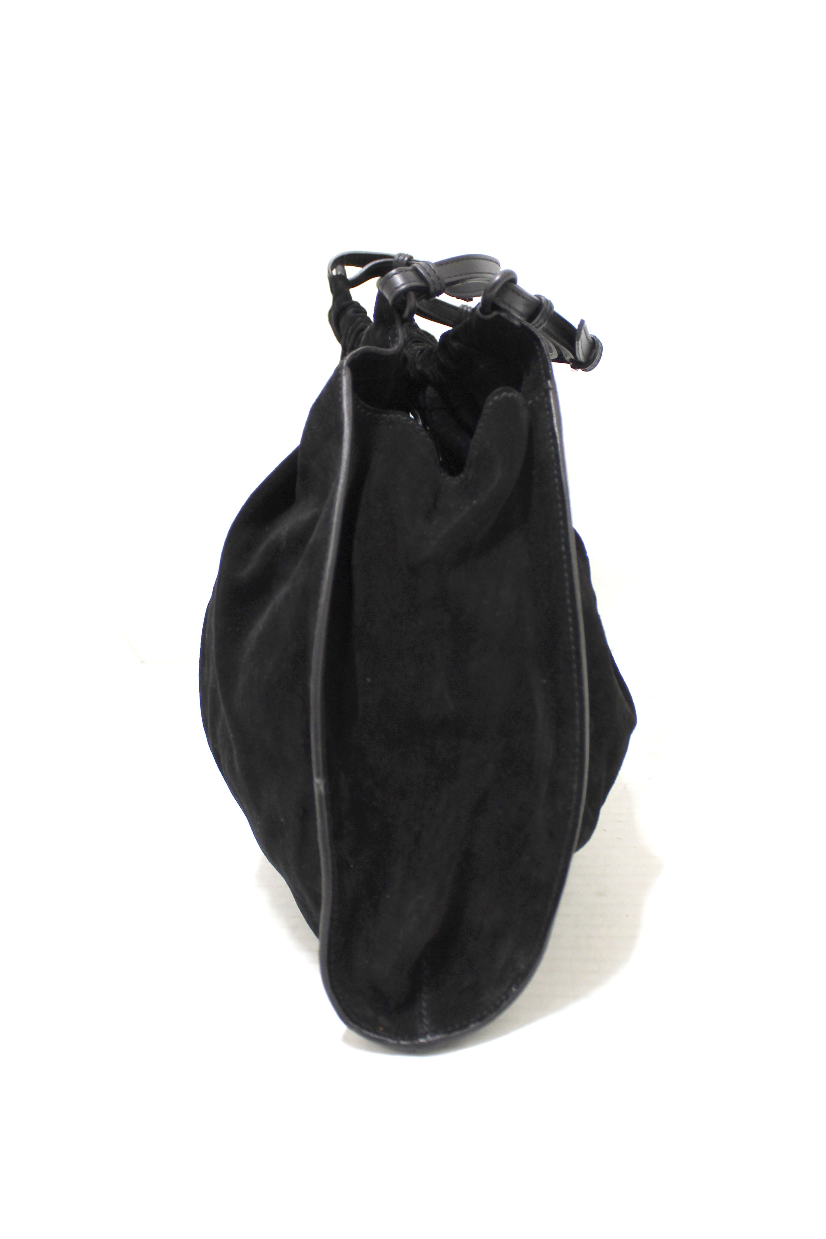 Black Suede Dust Bag