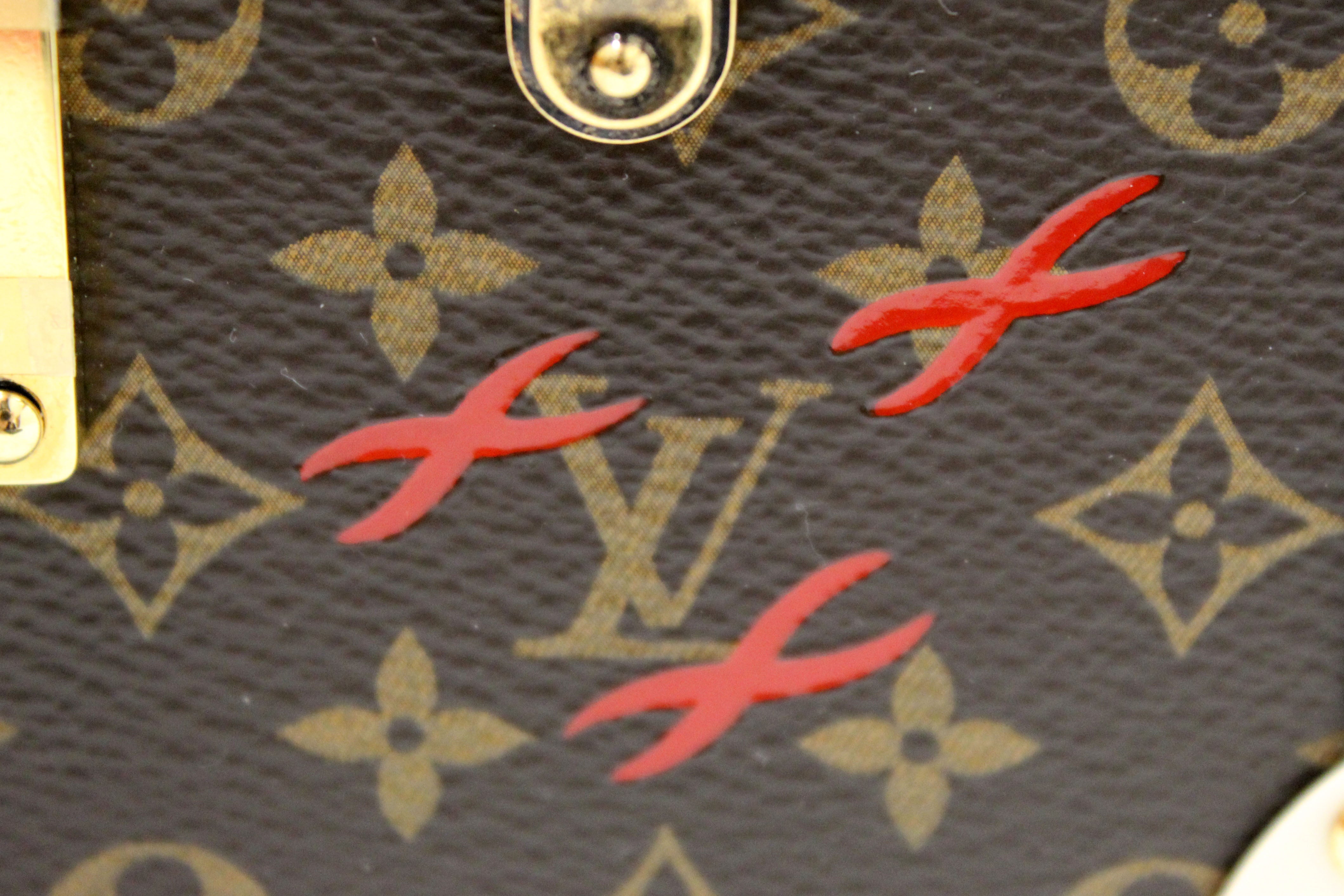 Louis Vuitton Petite Malle Handbag Limited Edition Reflective Monogram  Canvas - ShopStyle Clutches