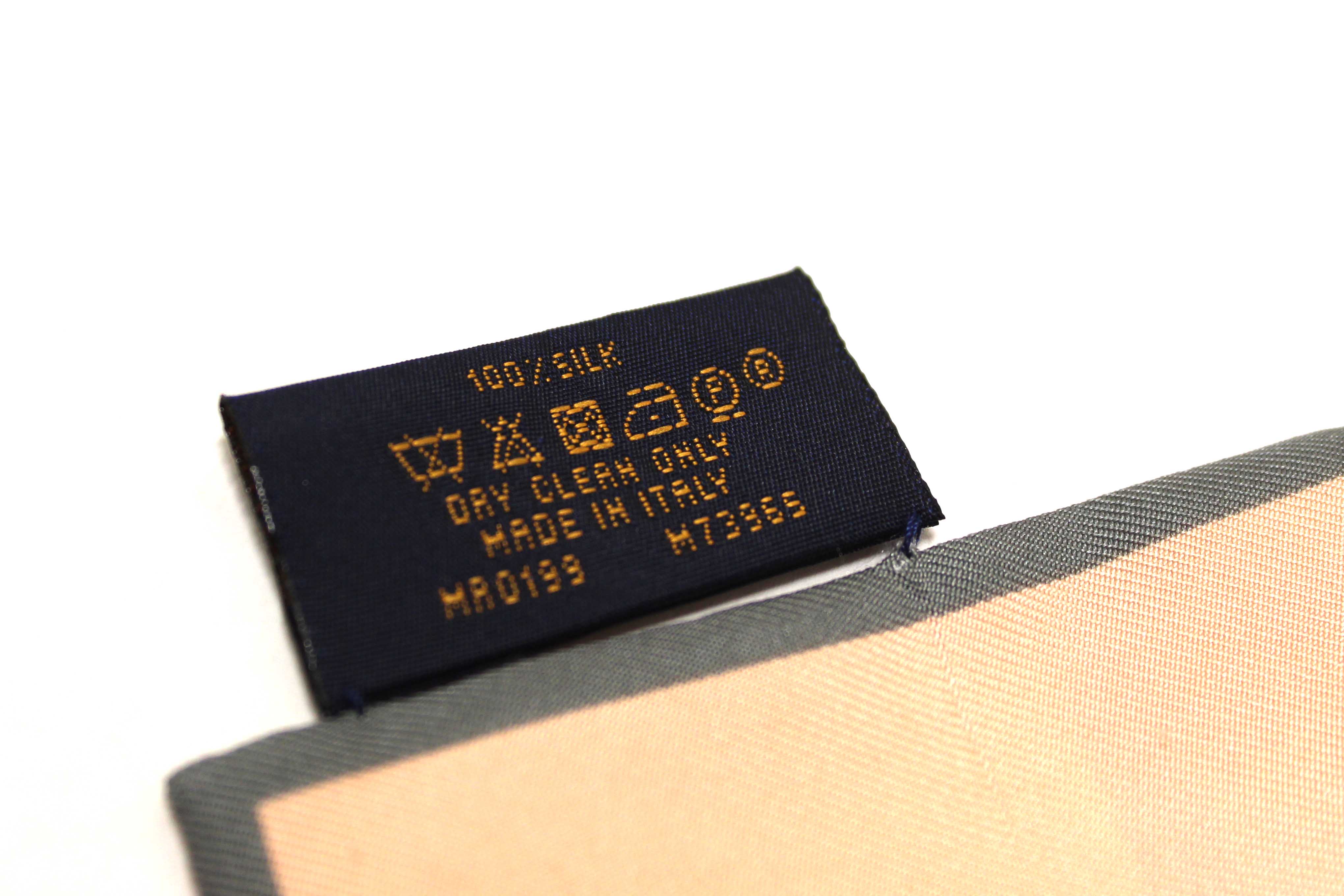 Authentic Louis Vuitton Pink Silk Monogram Trunks Rose Poudre Twilly Bandeau Scarf