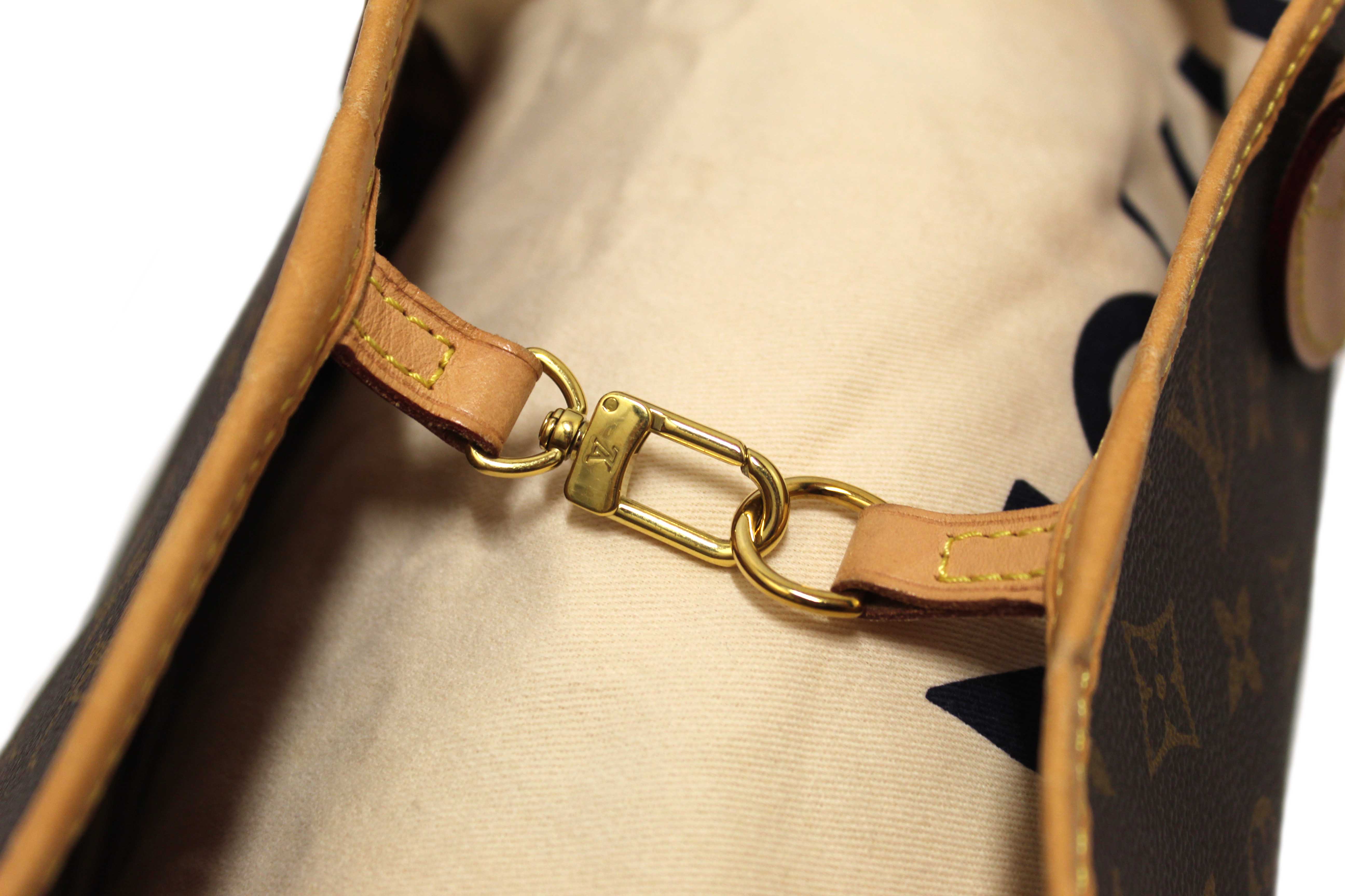 Authentic Louis Vuitton Classic Monogram Neverfull MM Tote Shoulder Bag