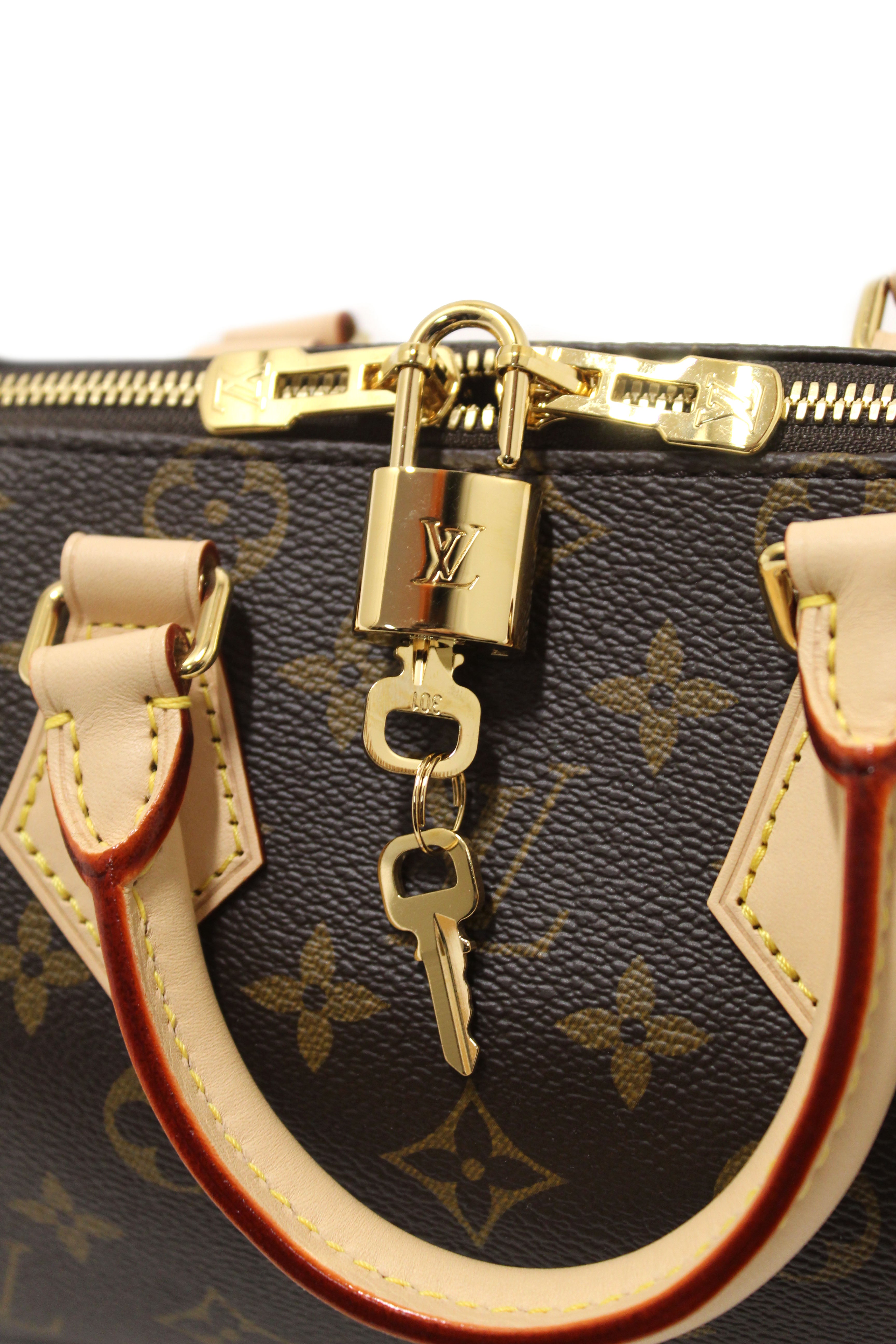 Authentic Louis Vuitton Classic Monogram Speedy 20 Bandoulière Bag