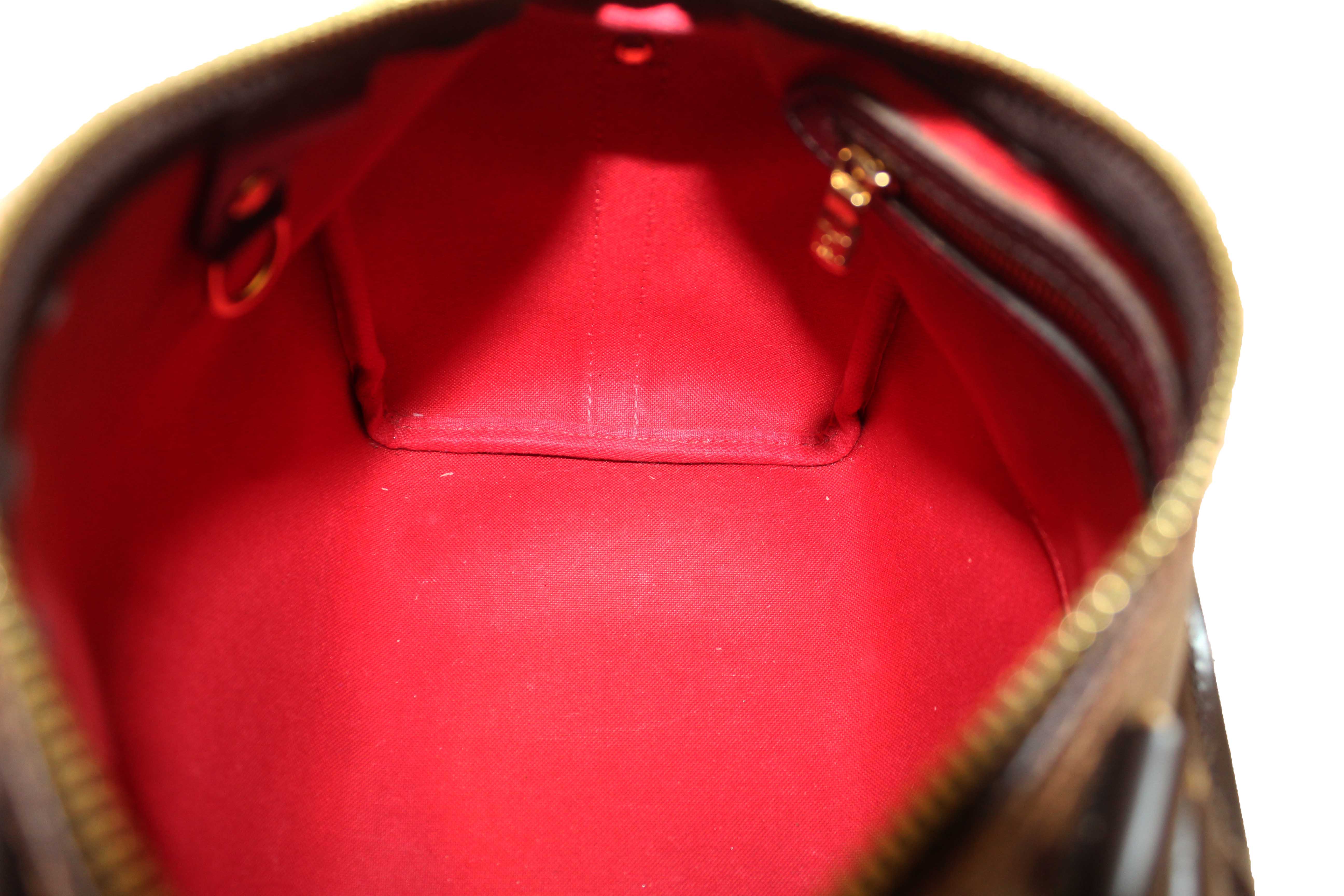 Authentic Louis Vuitton Damier Ebene Speedy 25 Bandouliere Bag