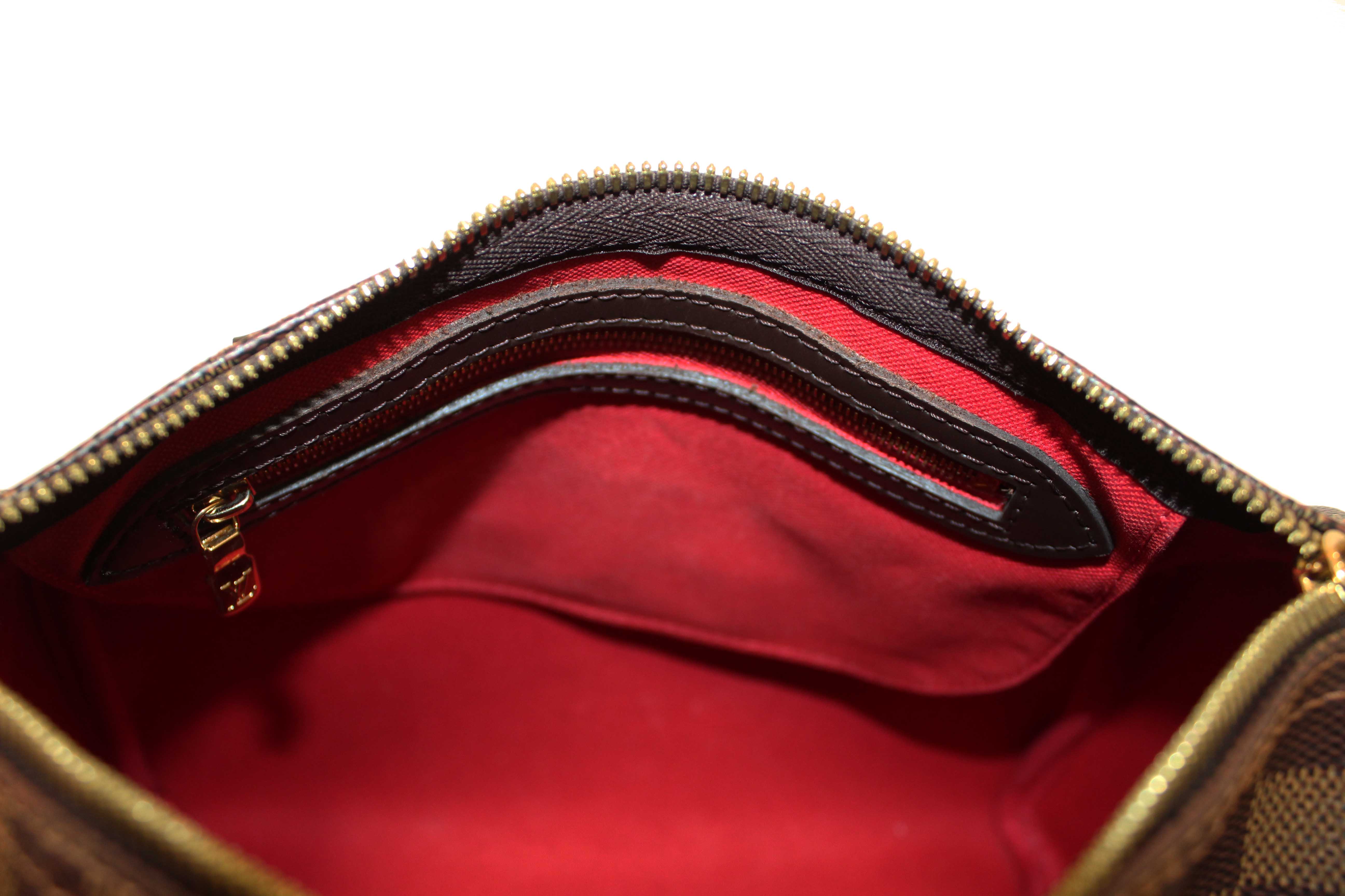 Authentic Louis Vuitton Damier Ebene Speedy 25 Bandouliere Bag