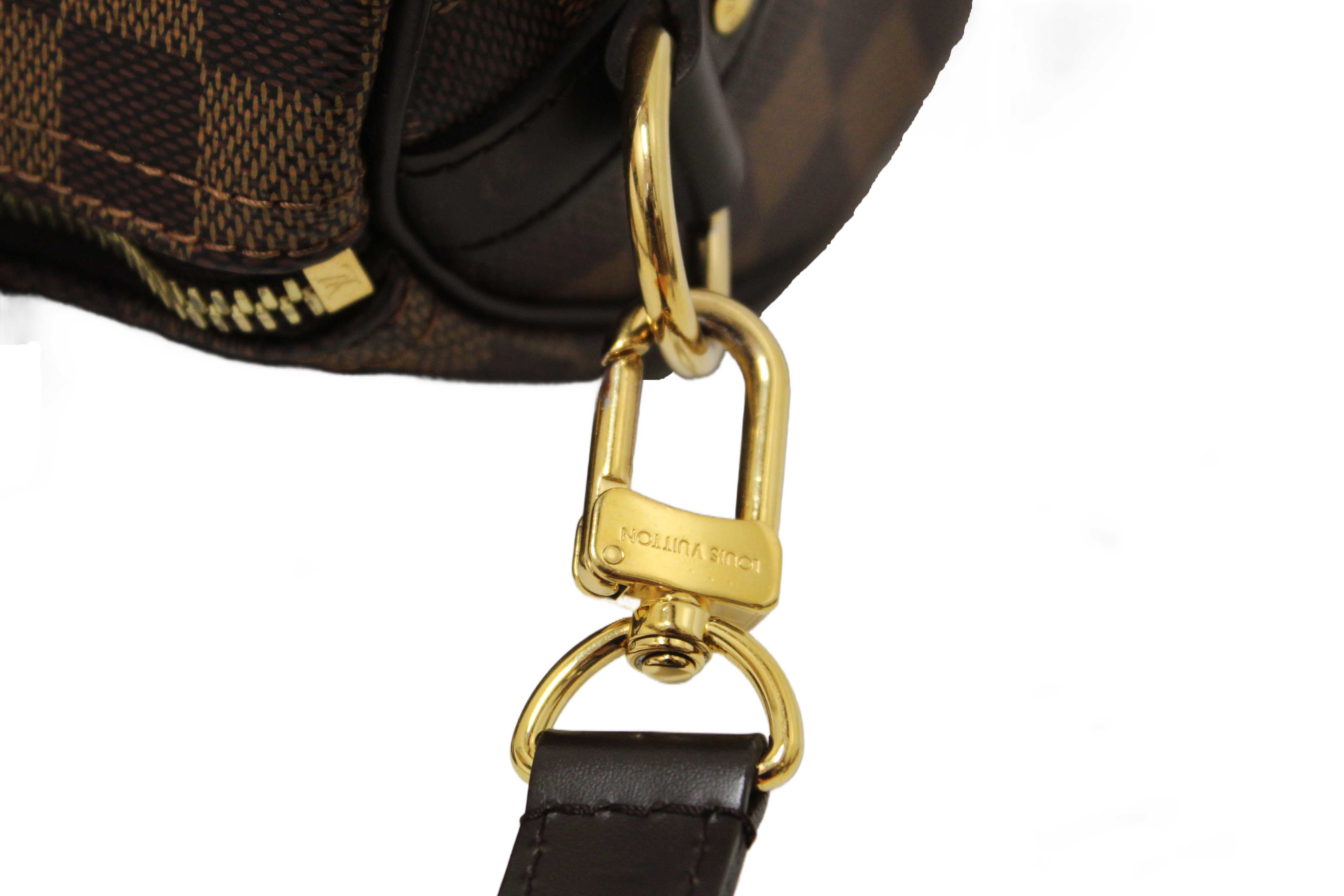 Authentic Louis Vuitton Damier Ebene Speedy 25 Bandouliere Bag