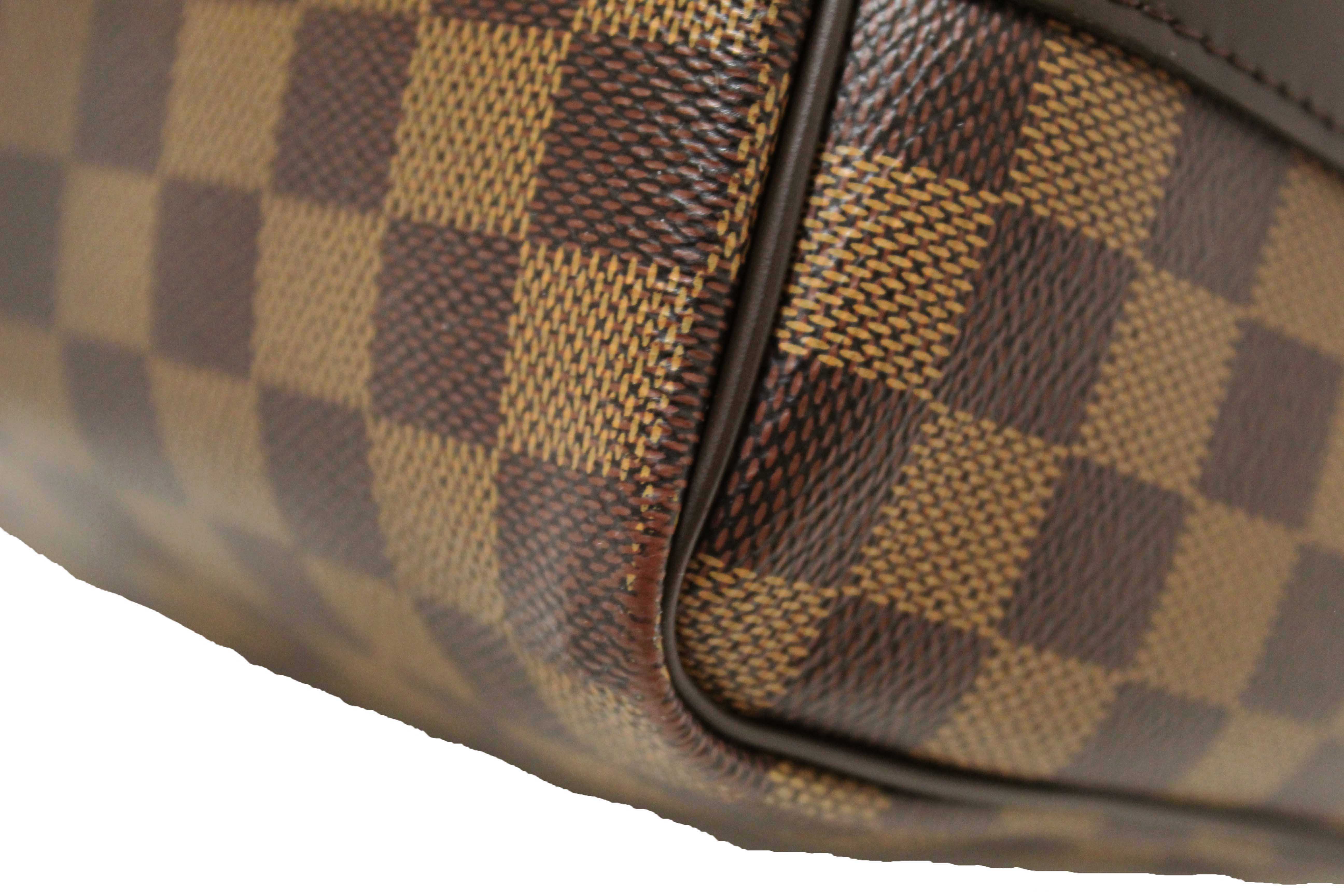 Authentic Louis Vuitton Damier Ebene Speedy 25 Bandouliere Bag