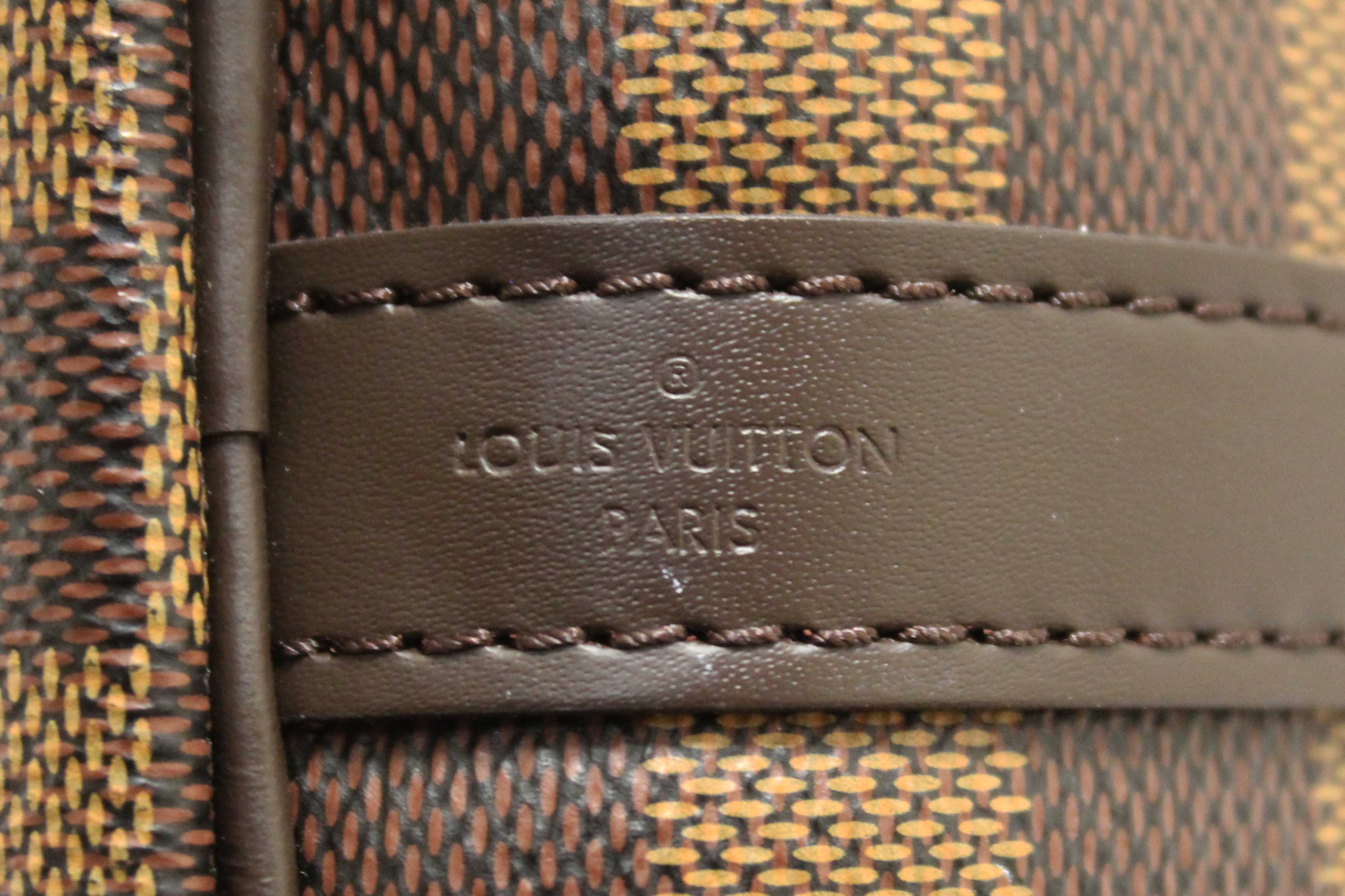 Authentic Louis Vuitton Damier Ebene Speedy 25 Bandouliere Bag