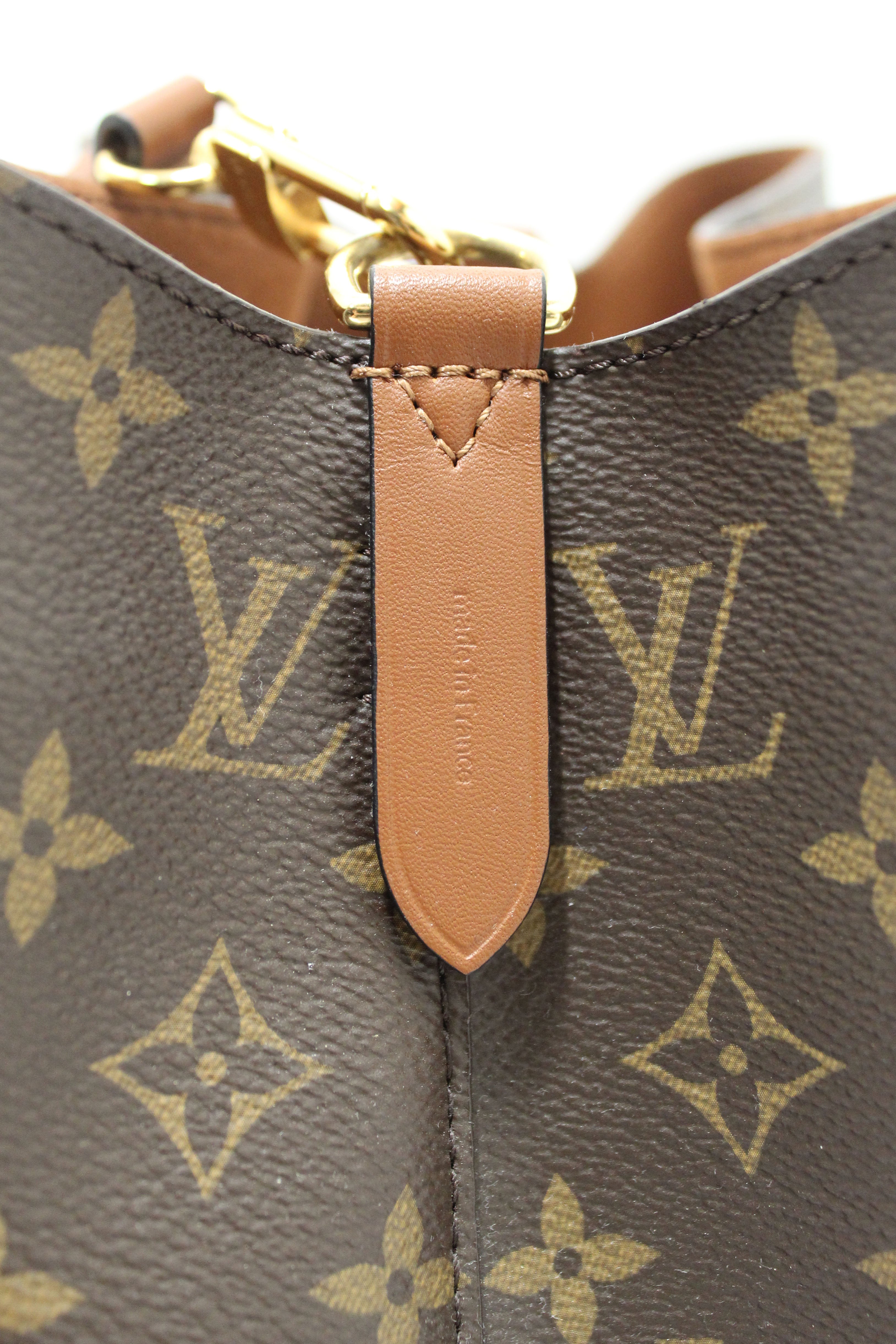 Authentic Louis Vuitton Classic Monogram Brown NeoNoe Shoulder Bucket Bag