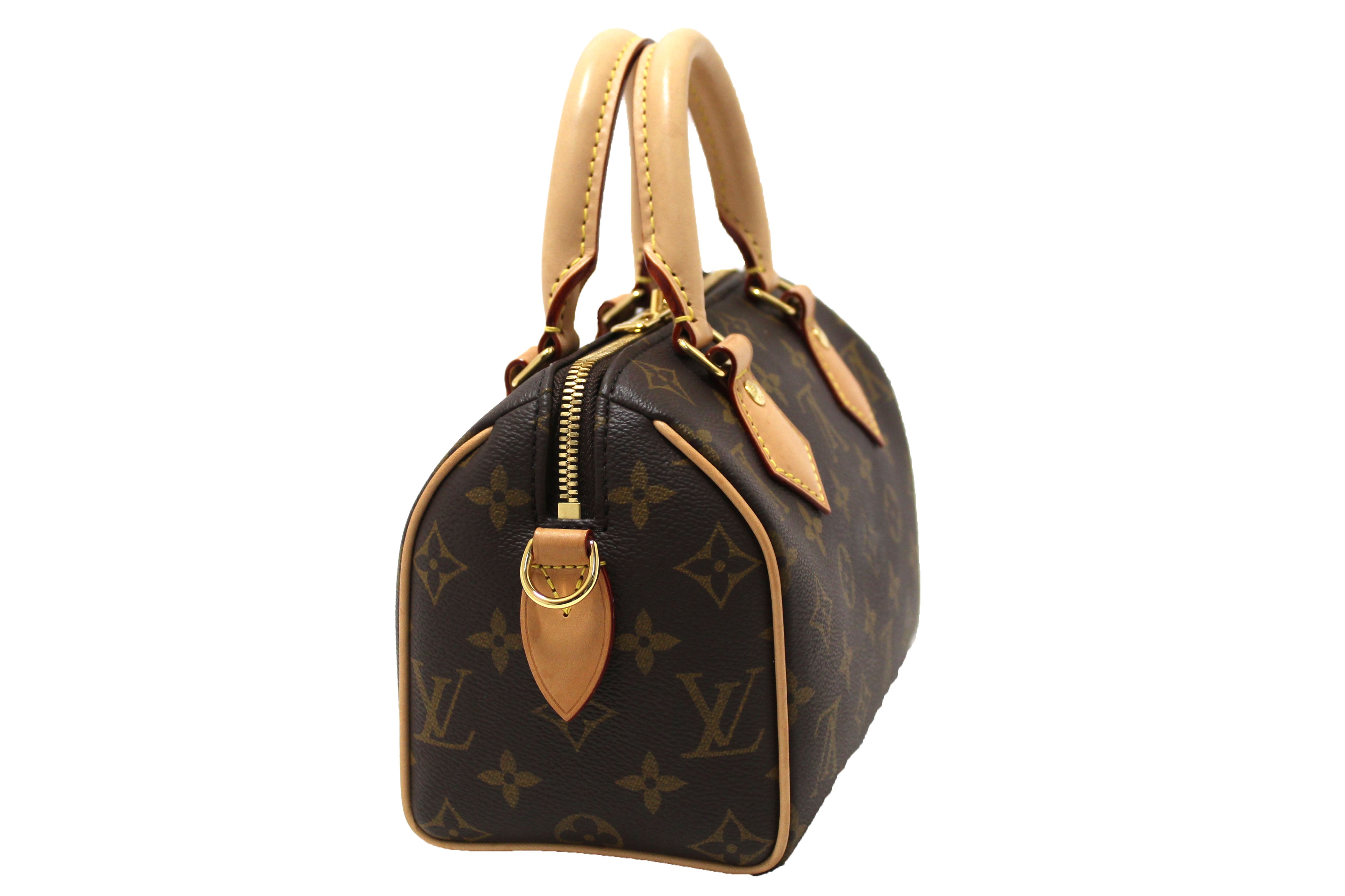 Authentic Louis Vuitton Classic Monogram Speedy 20 Bandoulière Bag