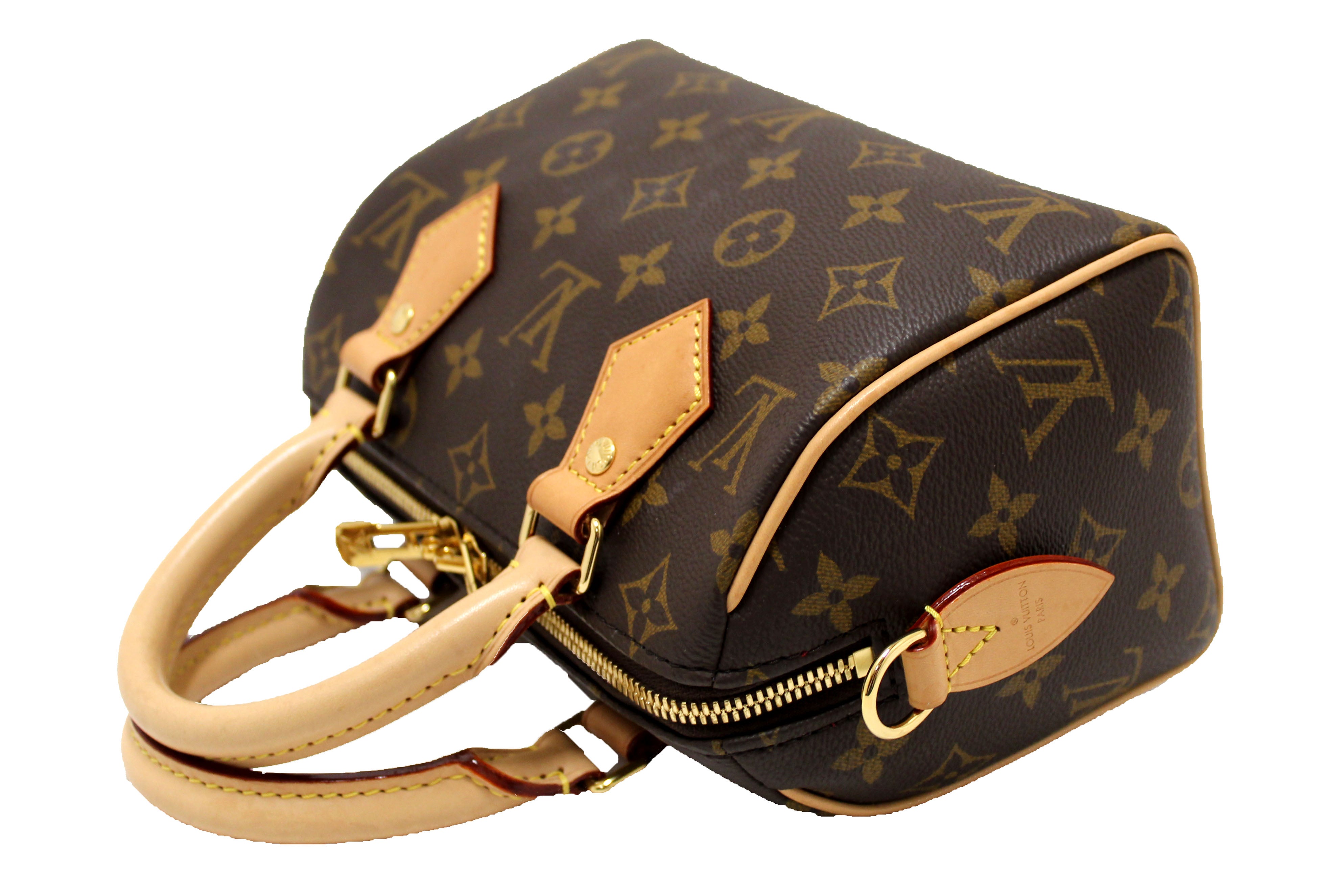 Authentic Louis Vuitton Classic Monogram Speedy 20 Bandoulière Bag