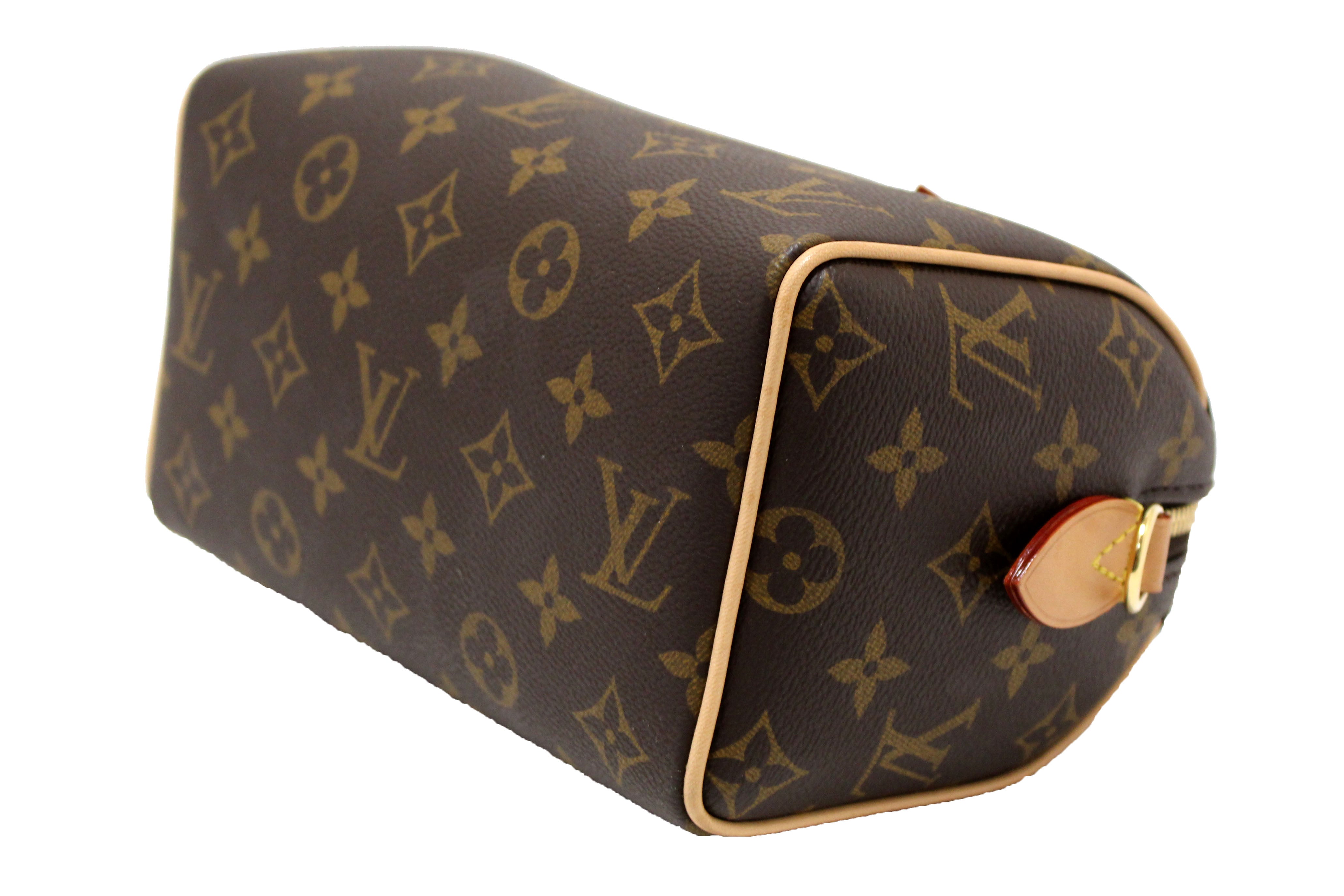 Authentic Louis Vuitton Classic Monogram Speedy 20 Bandoulière Bag