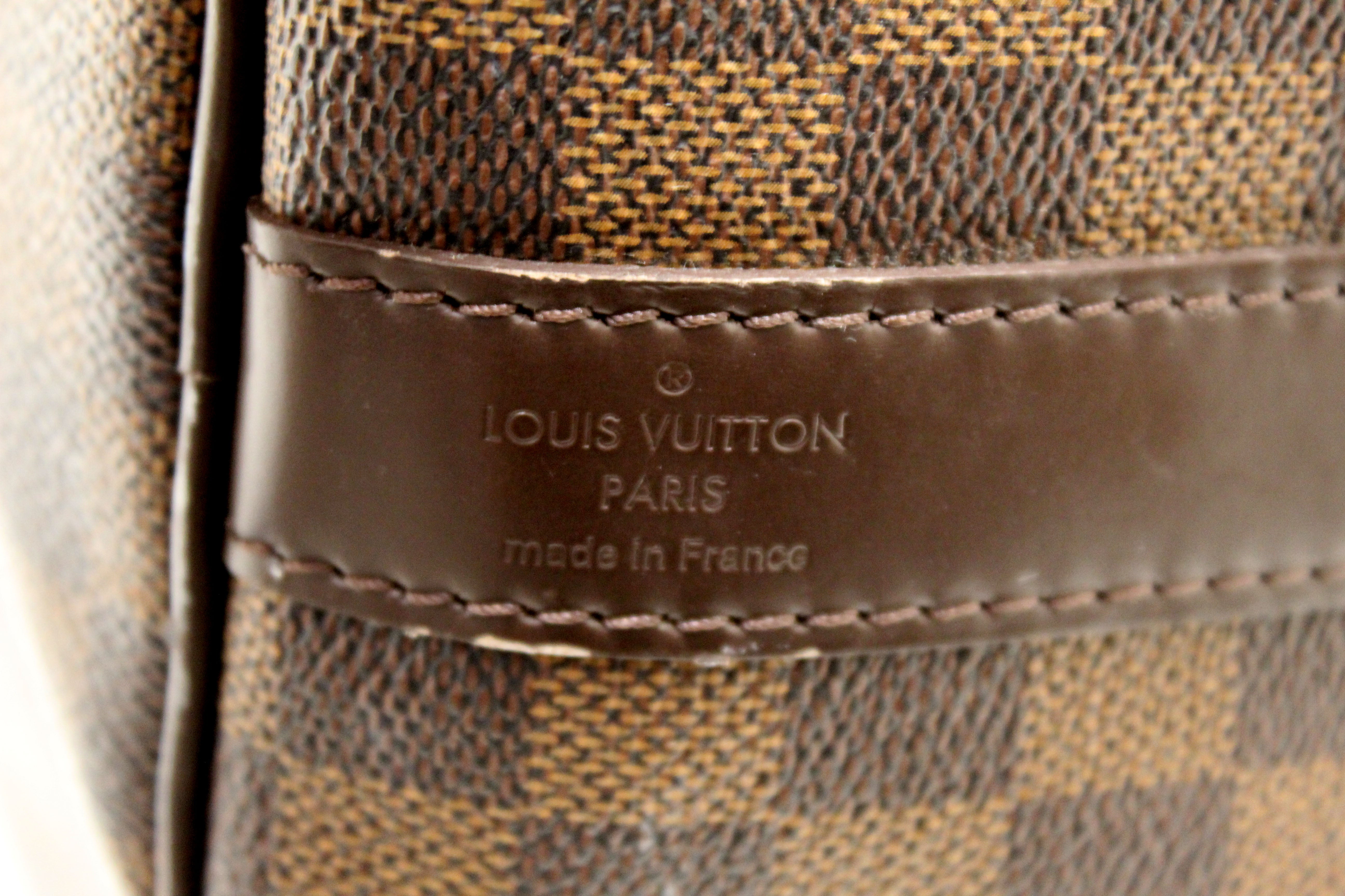 Authentic Louis Vuitton Keepall Bandouliere 45 Damier Ebene N41428