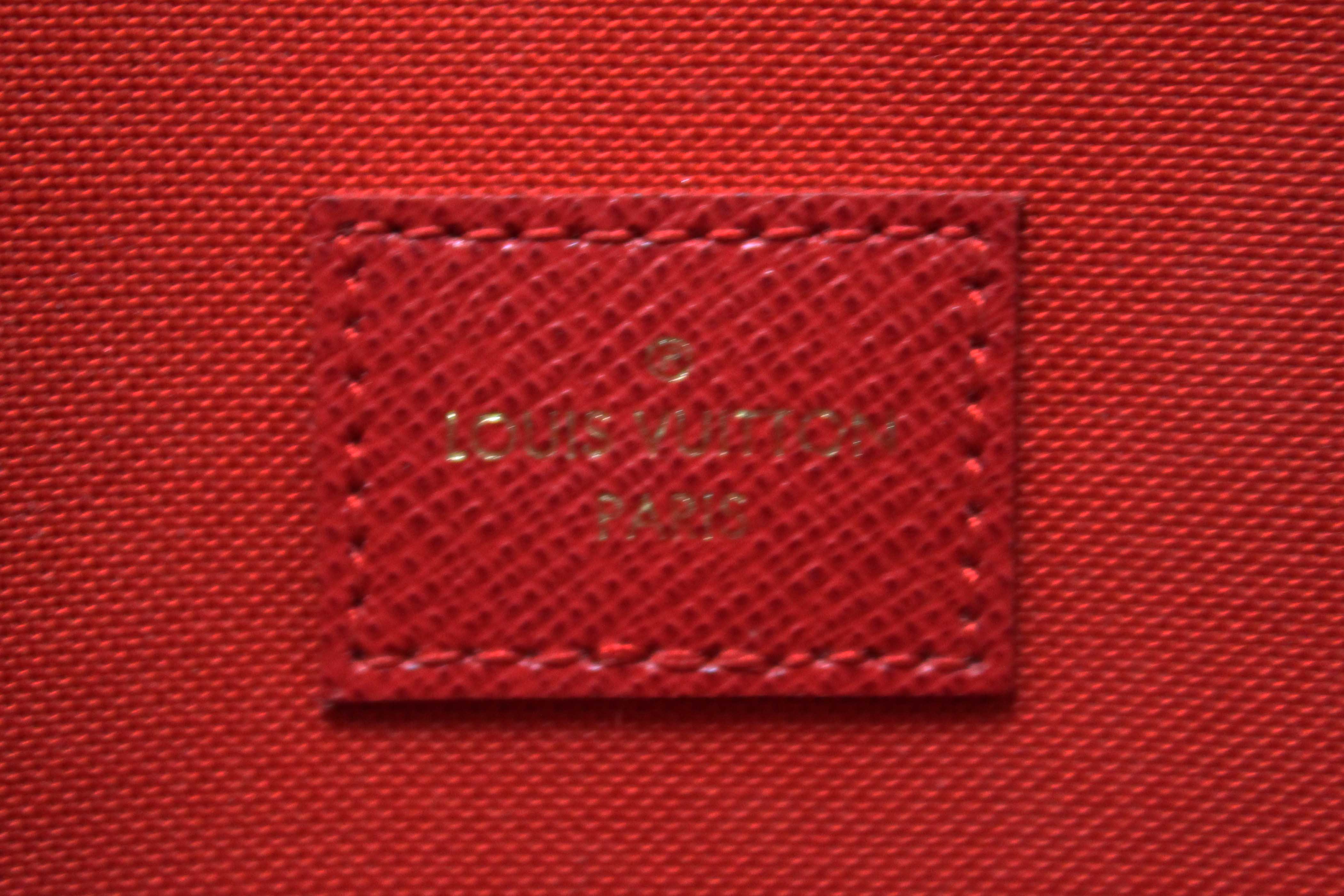 Authentic Louis Vuitton Damier Ebene Canvas Felicie Pochette Bag