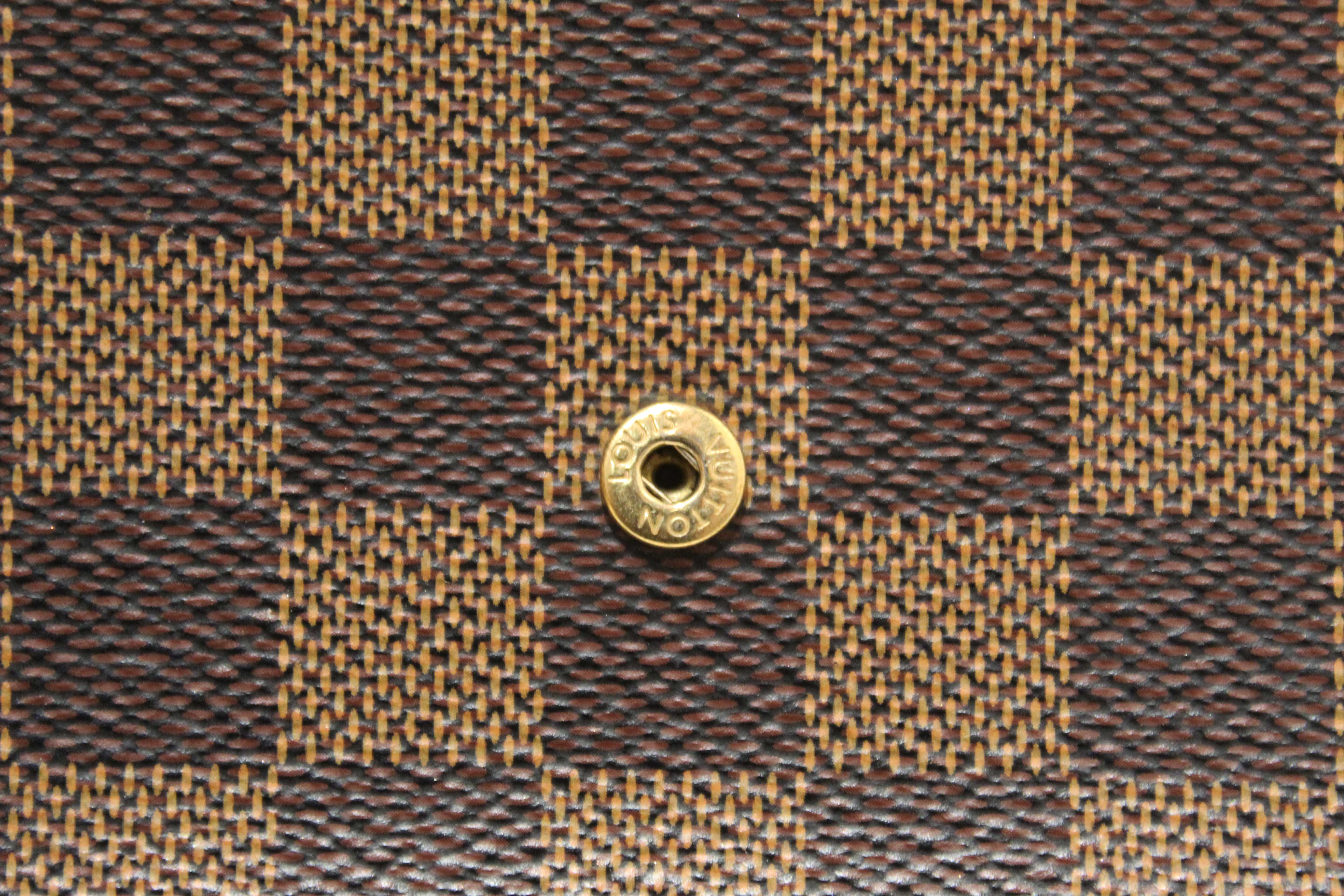 Authentic Louis Vuitton Damier Ebene Canvas Felicie Pochette Bag