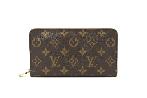 Authentic Louis Vuitton Classic Monogram Zip Around Long Wallet