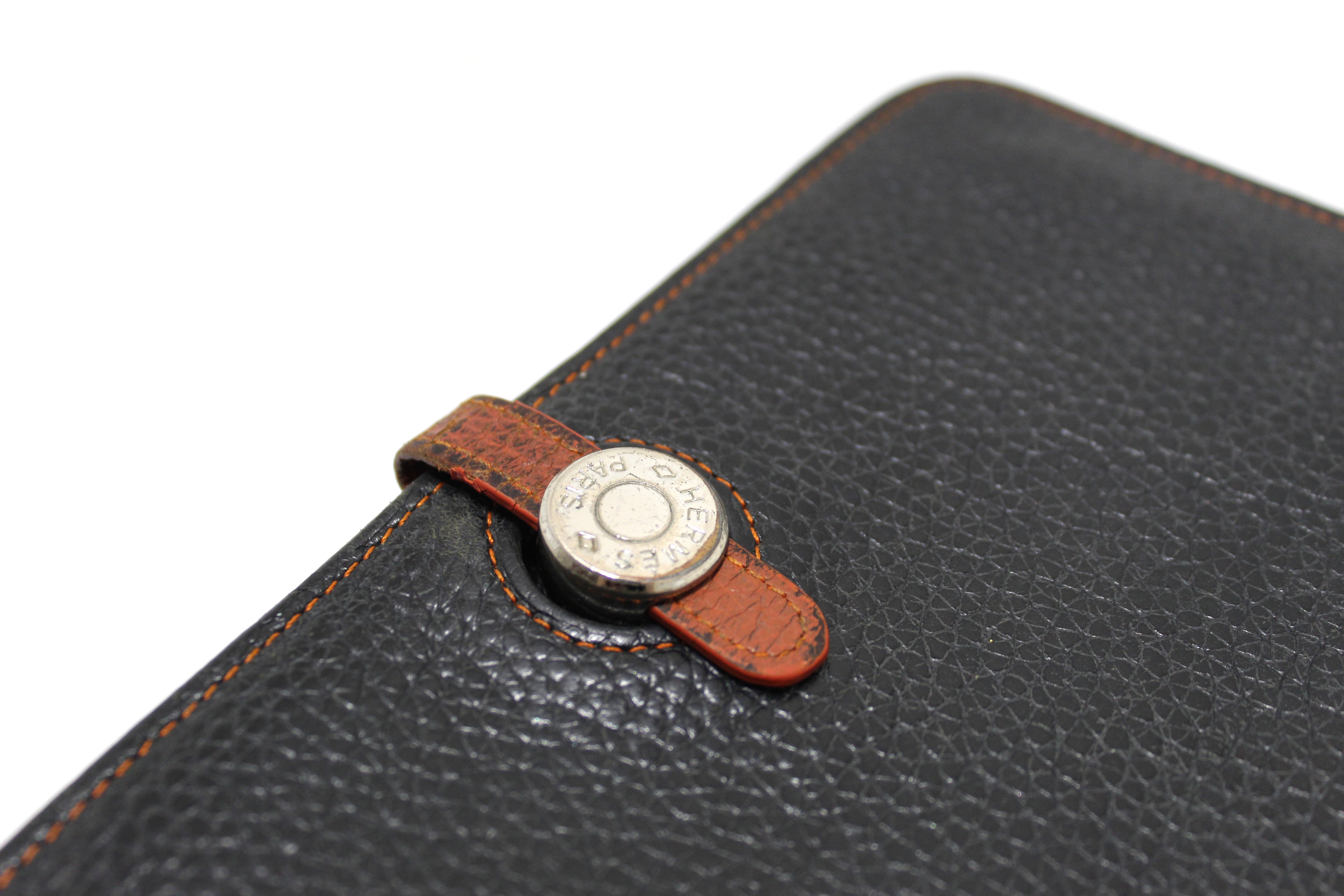 Hermes Grey Etoupe/Gris Tourterelle Bi-Color Togo Leather Dogon Wallet –  Italy Station