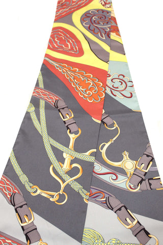 Authentic Hermes Silk Festival des Amazones Maxi Twilly Scarf