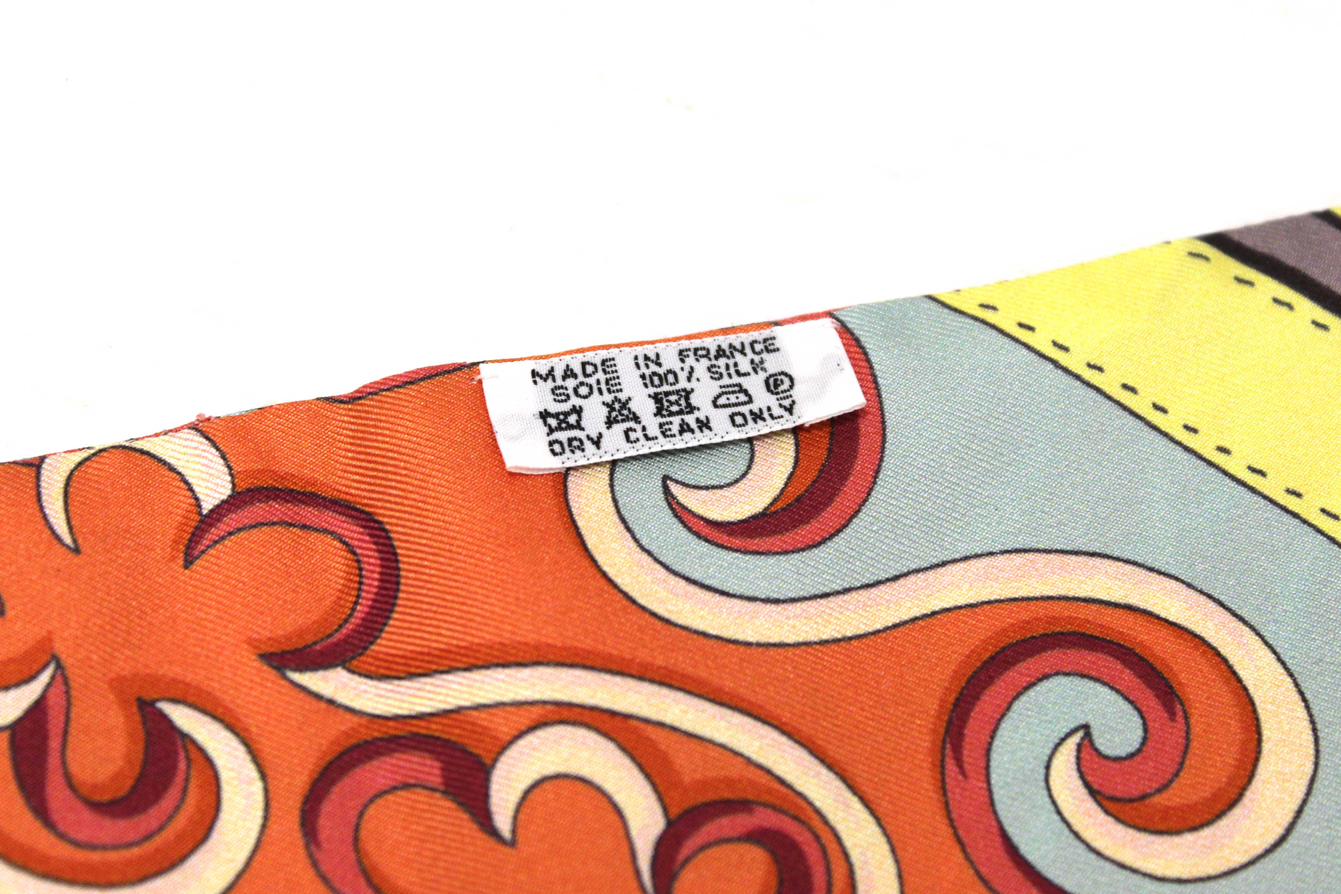 Authentic Hermes Silk Festival des Amazones Maxi Twilly Scarf