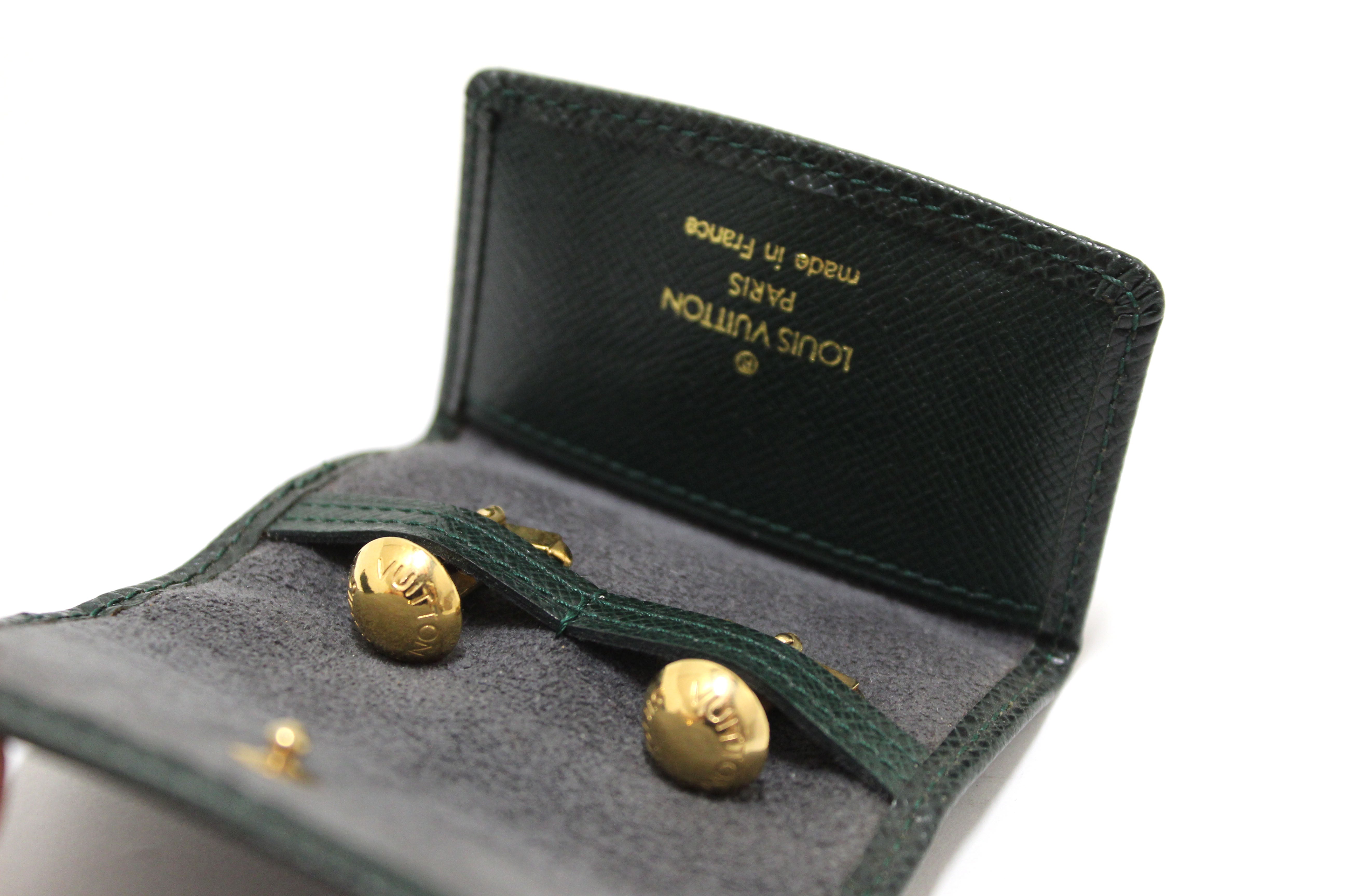Louis Vuitton Bouton de Manchette Bouquet Crew Cufflinks M30564 Metal Gold - 2 Pieces