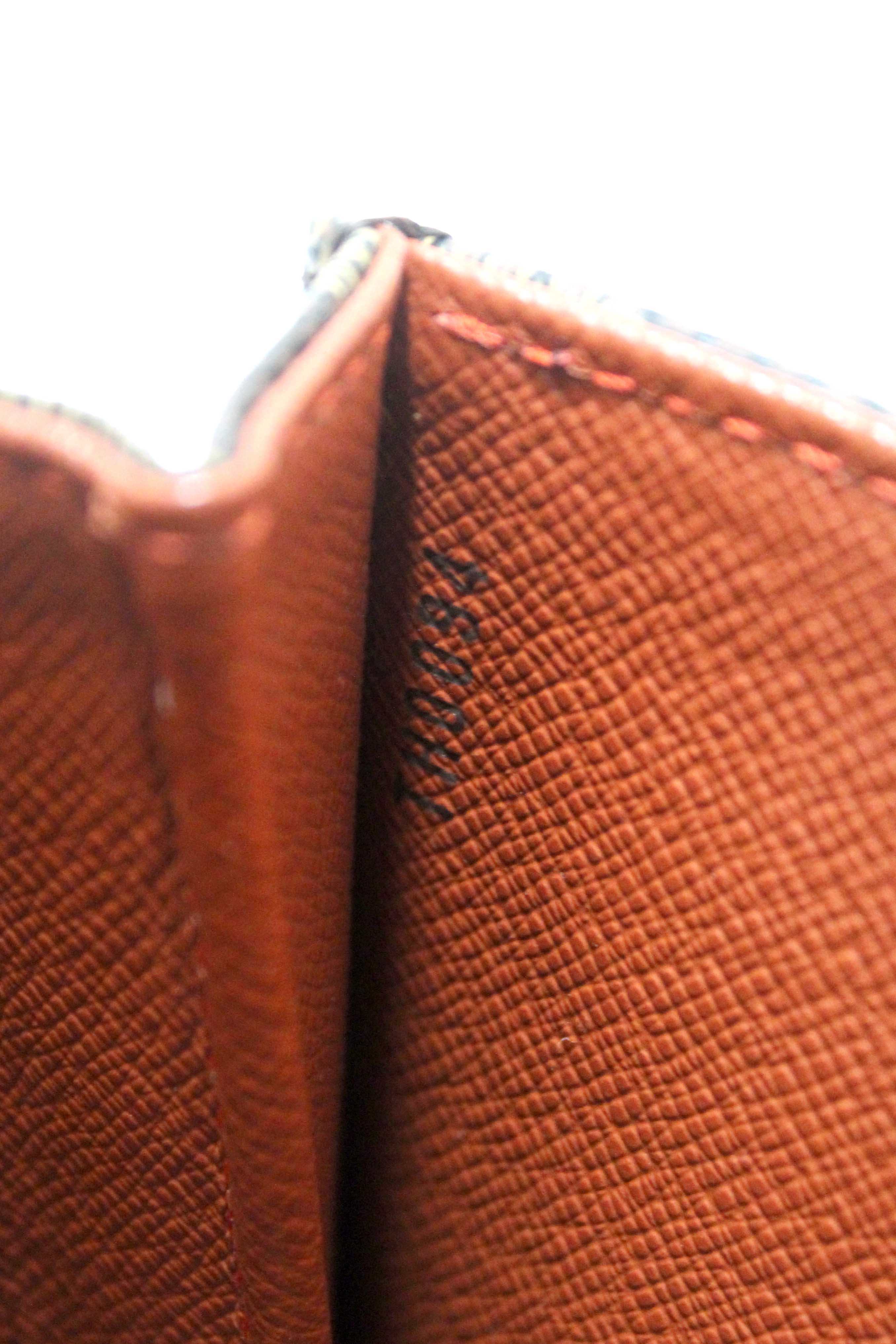 Authentic Louis Vuitton Damier Ebene Tribeca Long Shoulder Bag