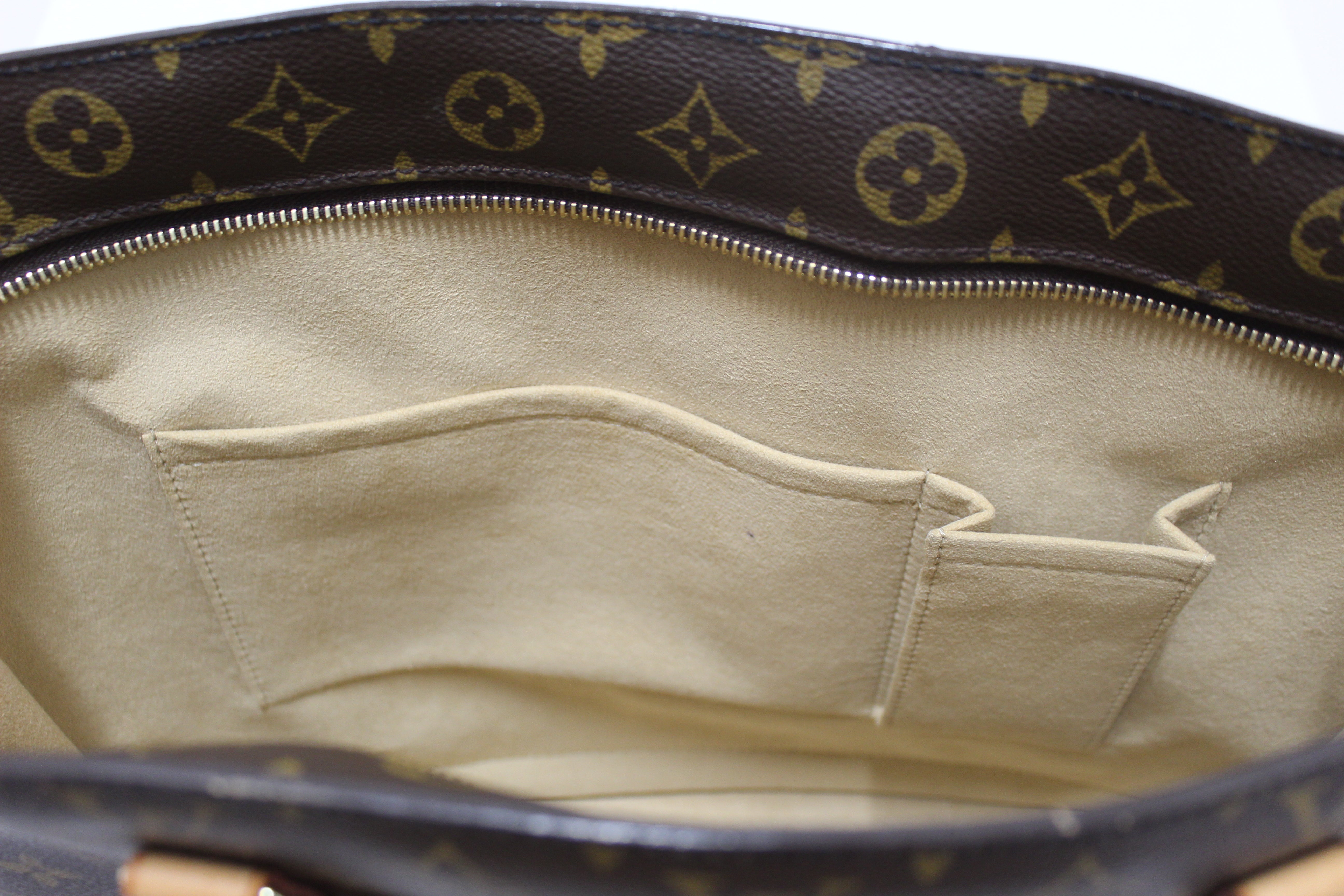 Authentic Louis Vuitton Classic Monogram Canvas Babylone Tote Shoulder Bag