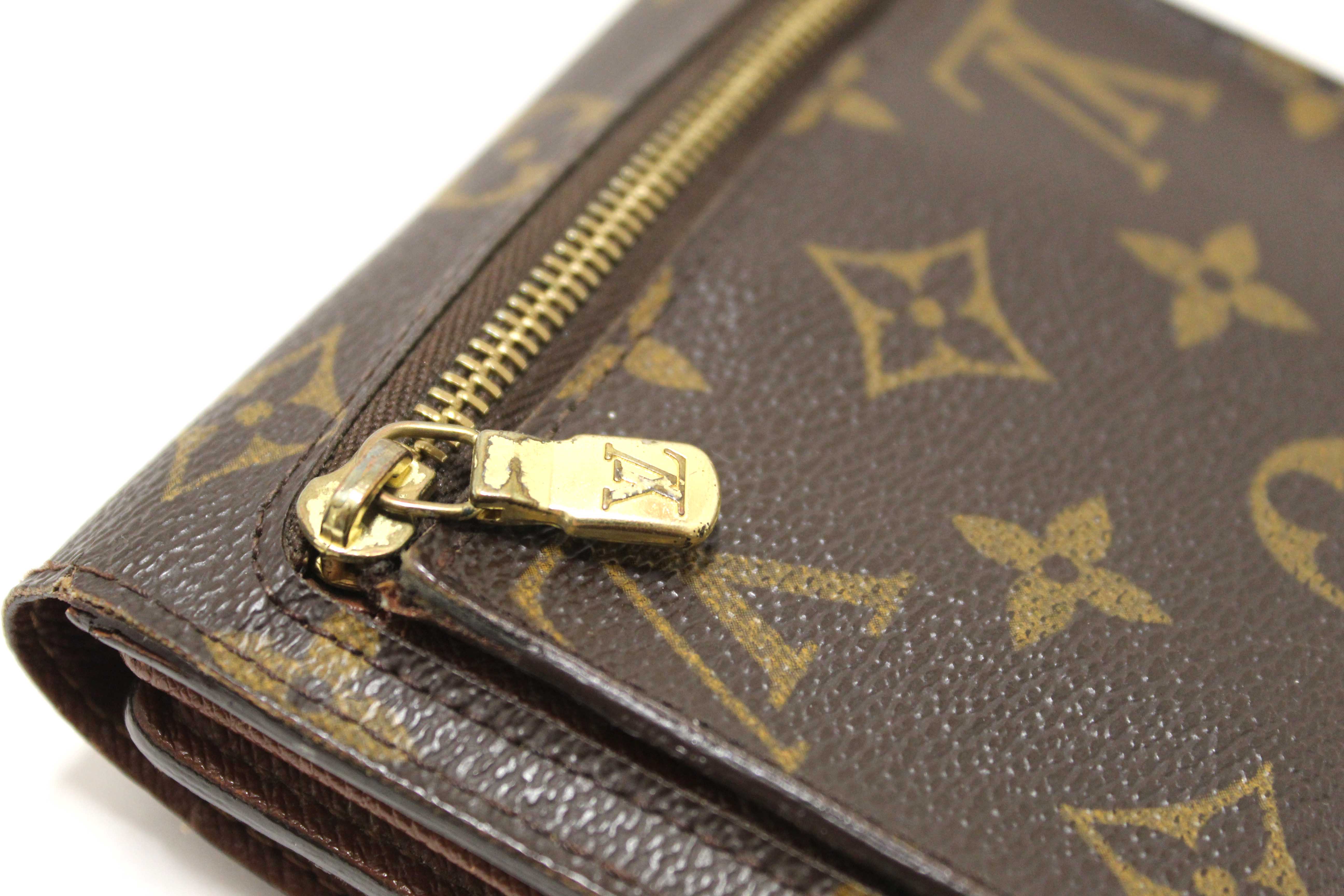 Authentic Louis Vuitton Classic Monogram Canvas Koala Wallet