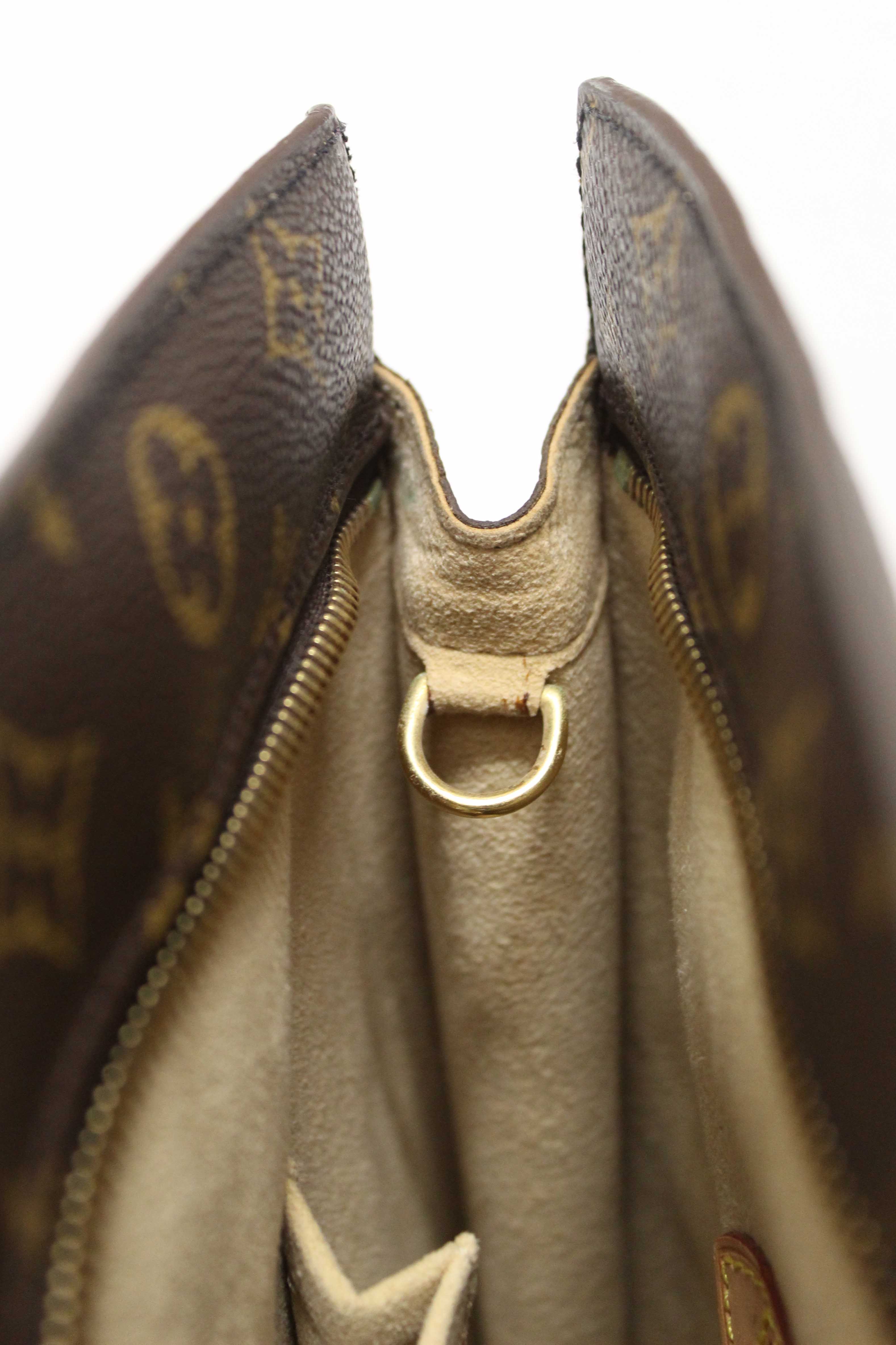 Authentic Louis Vuitton Classic Monogram Canvas Babylone Tote Shoulder Bag