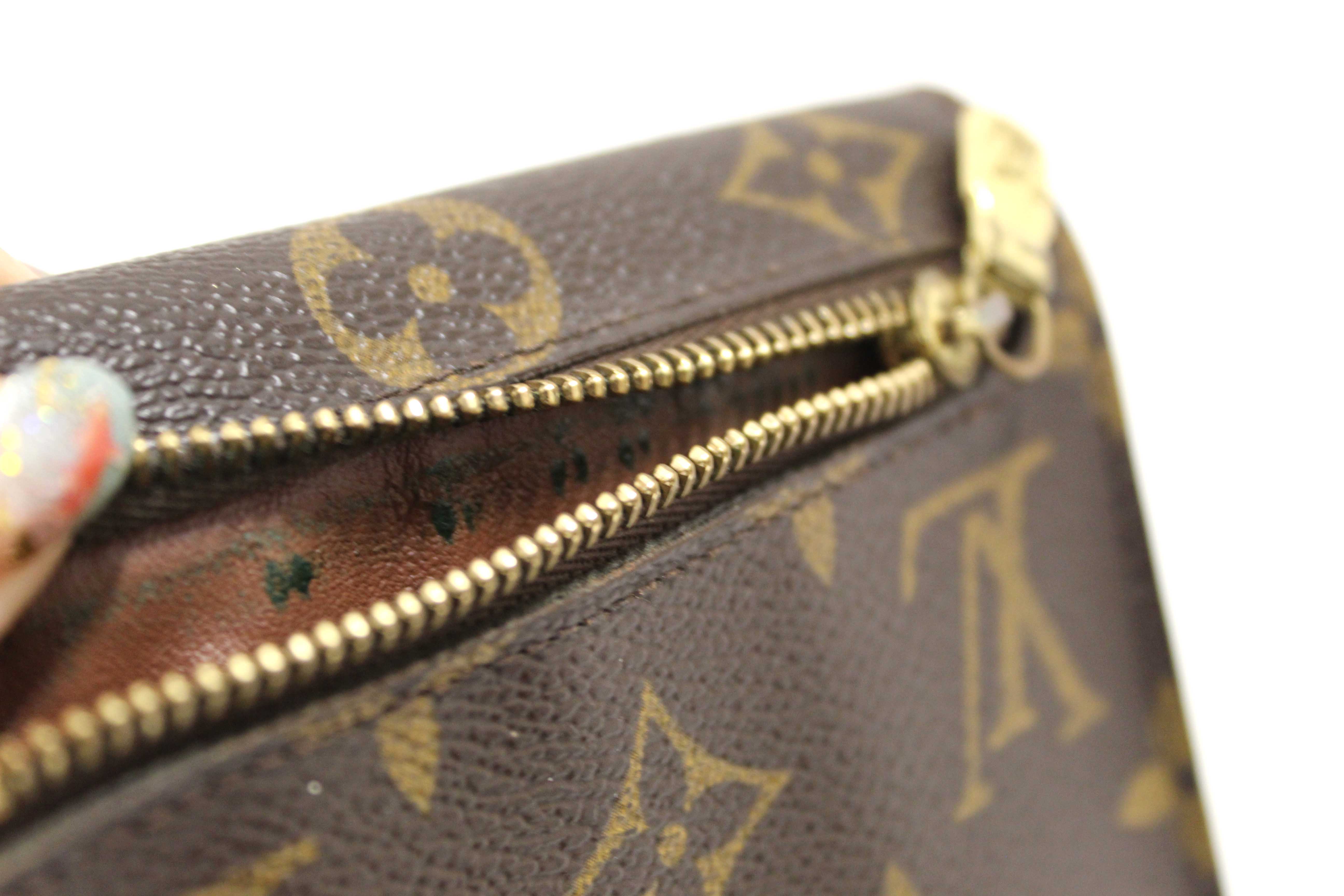 Authentic Louis Vuitton Classic Monogram Canvas Koala Wallet