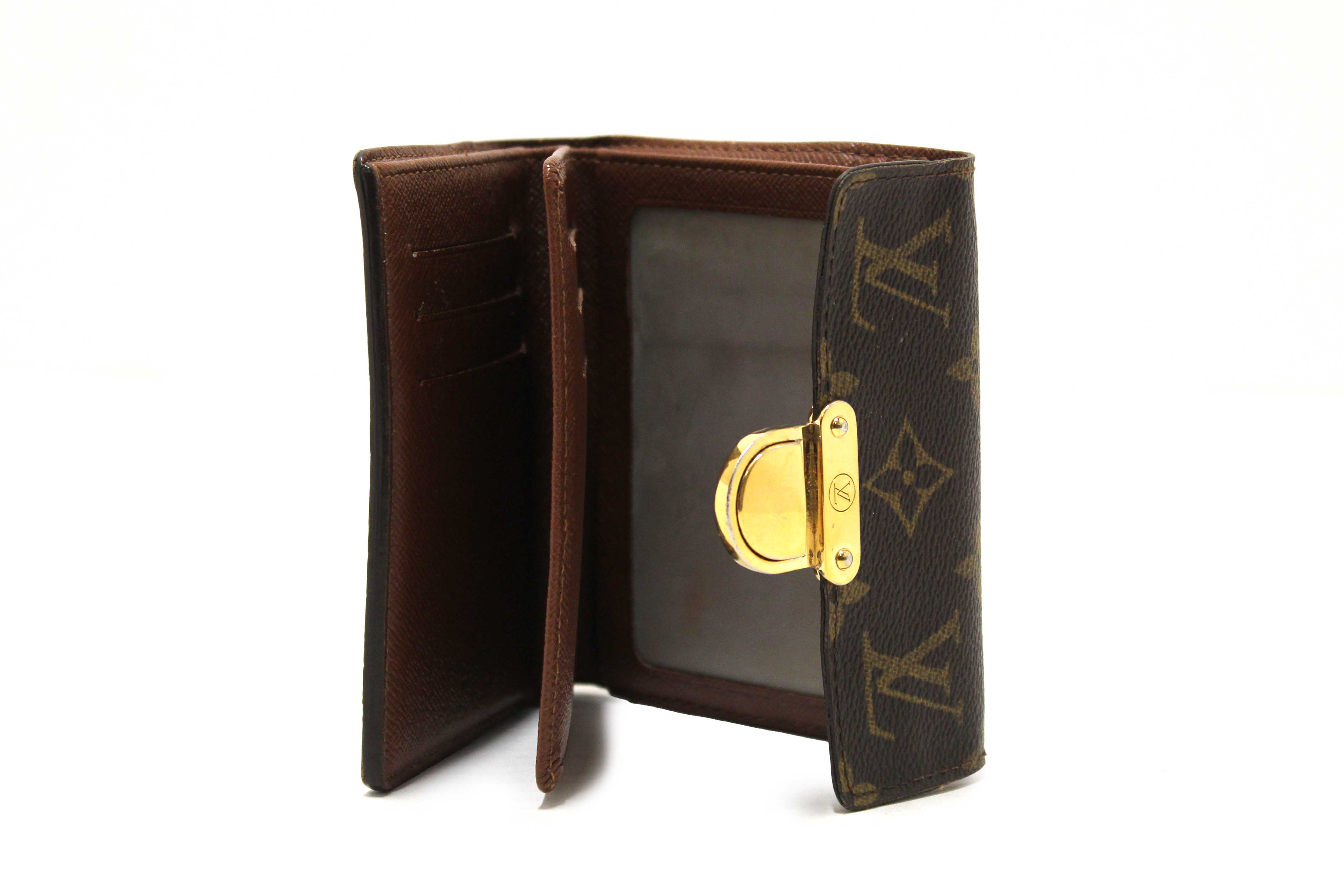 Authentic Louis Vuitton Classic Monogram Canvas Koala Wallet