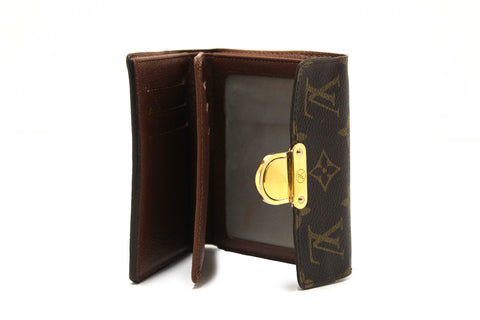 Authentic Louis Vuitton Classic Monogram Canvas Koala Wallet