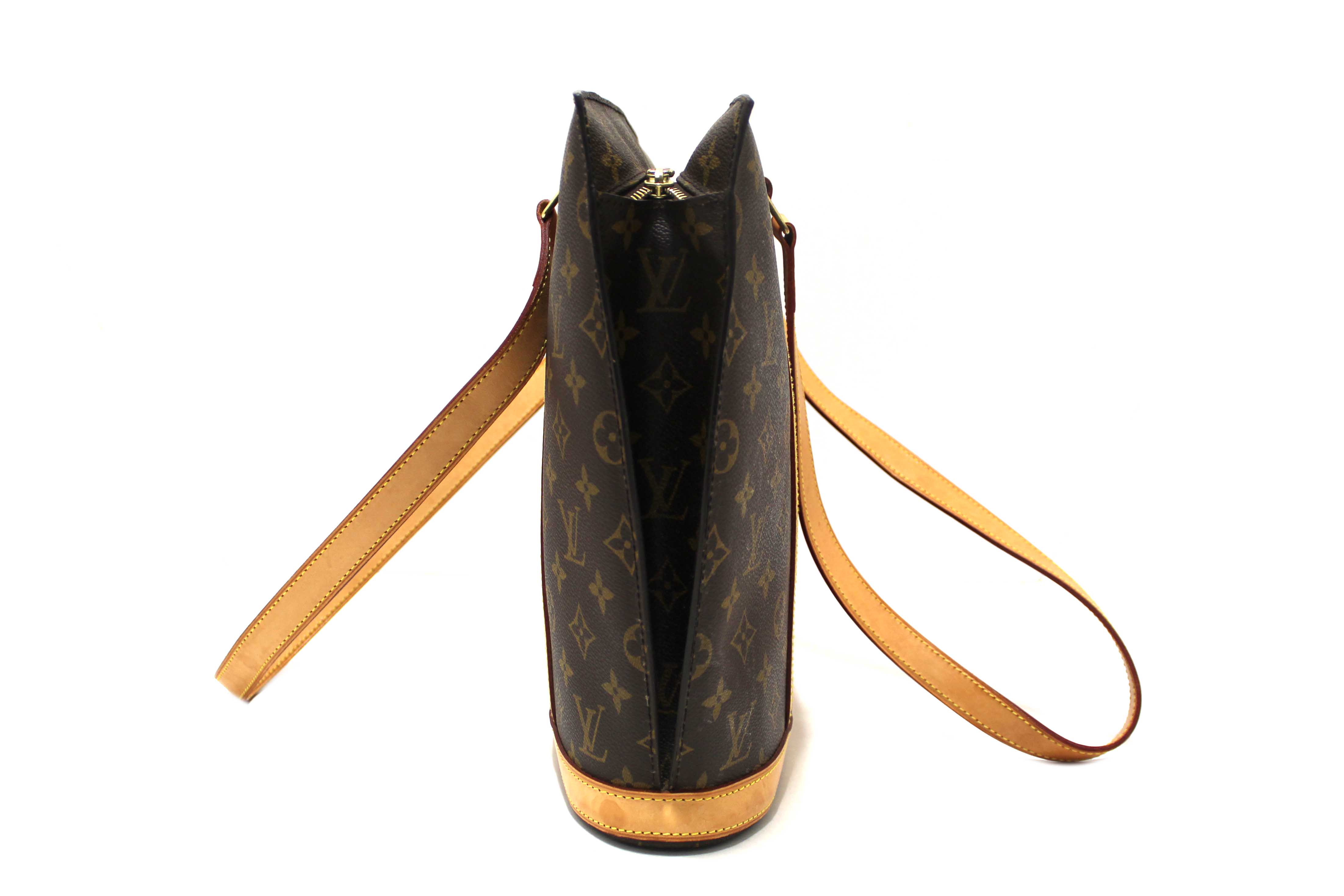 Authentic Louis Vuitton Classic Monogram Canvas Babylone Tote Shoulder Bag