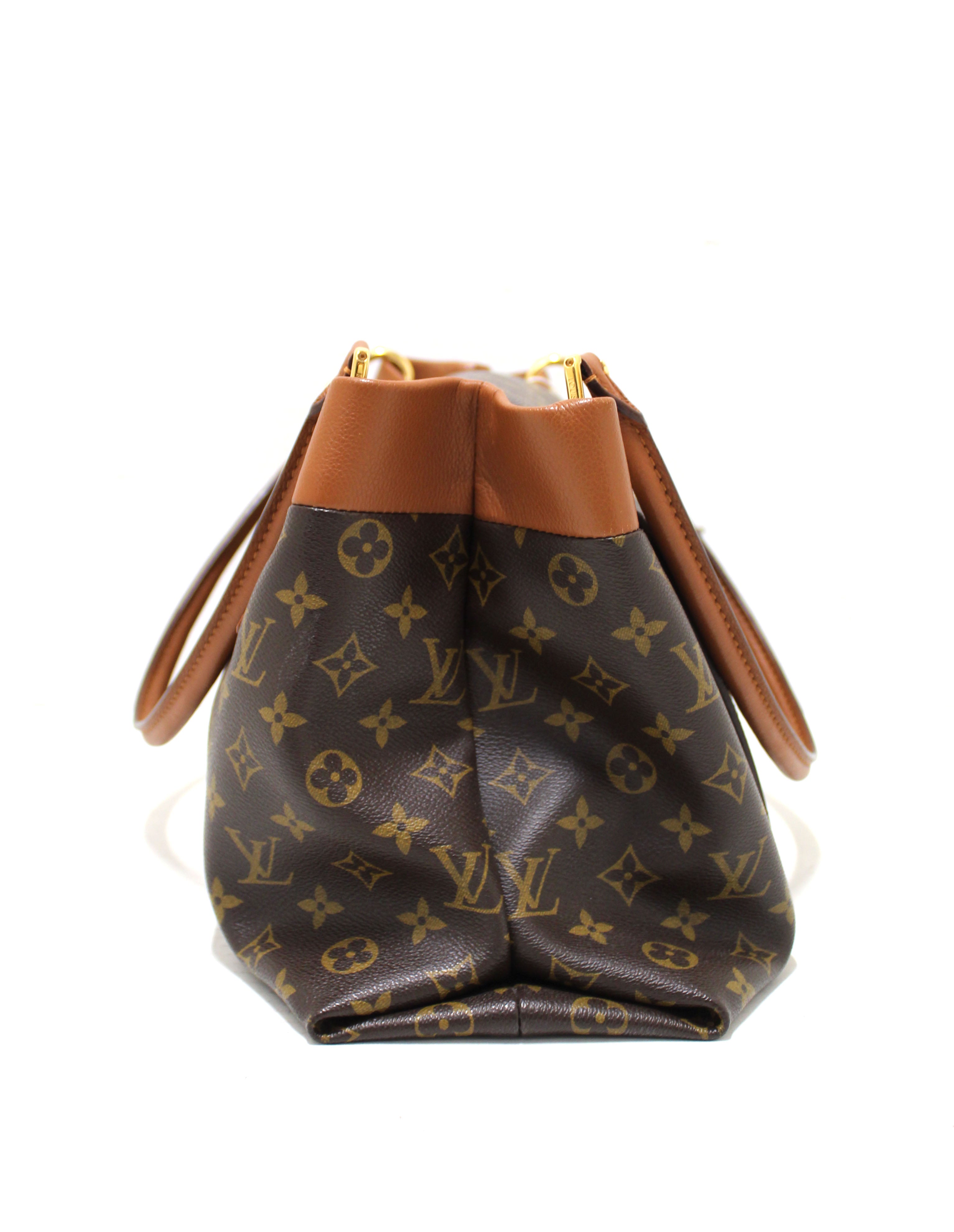 Louis Vuitton Olympe Monogram Canvas Leather Brown Shoulder Bag
