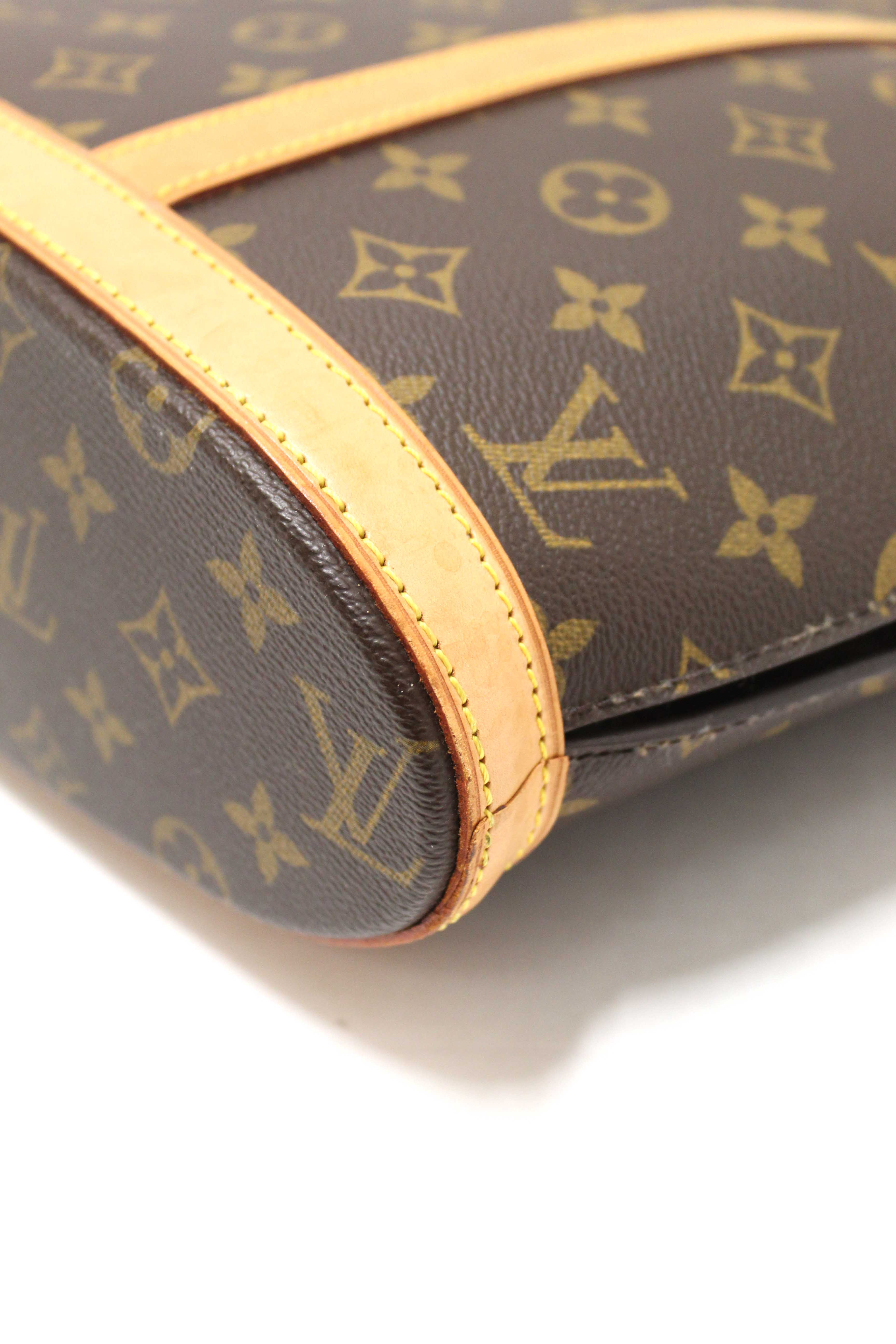 Authentic Louis Vuitton Classic Monogram Canvas Babylone Tote Shoulder Bag