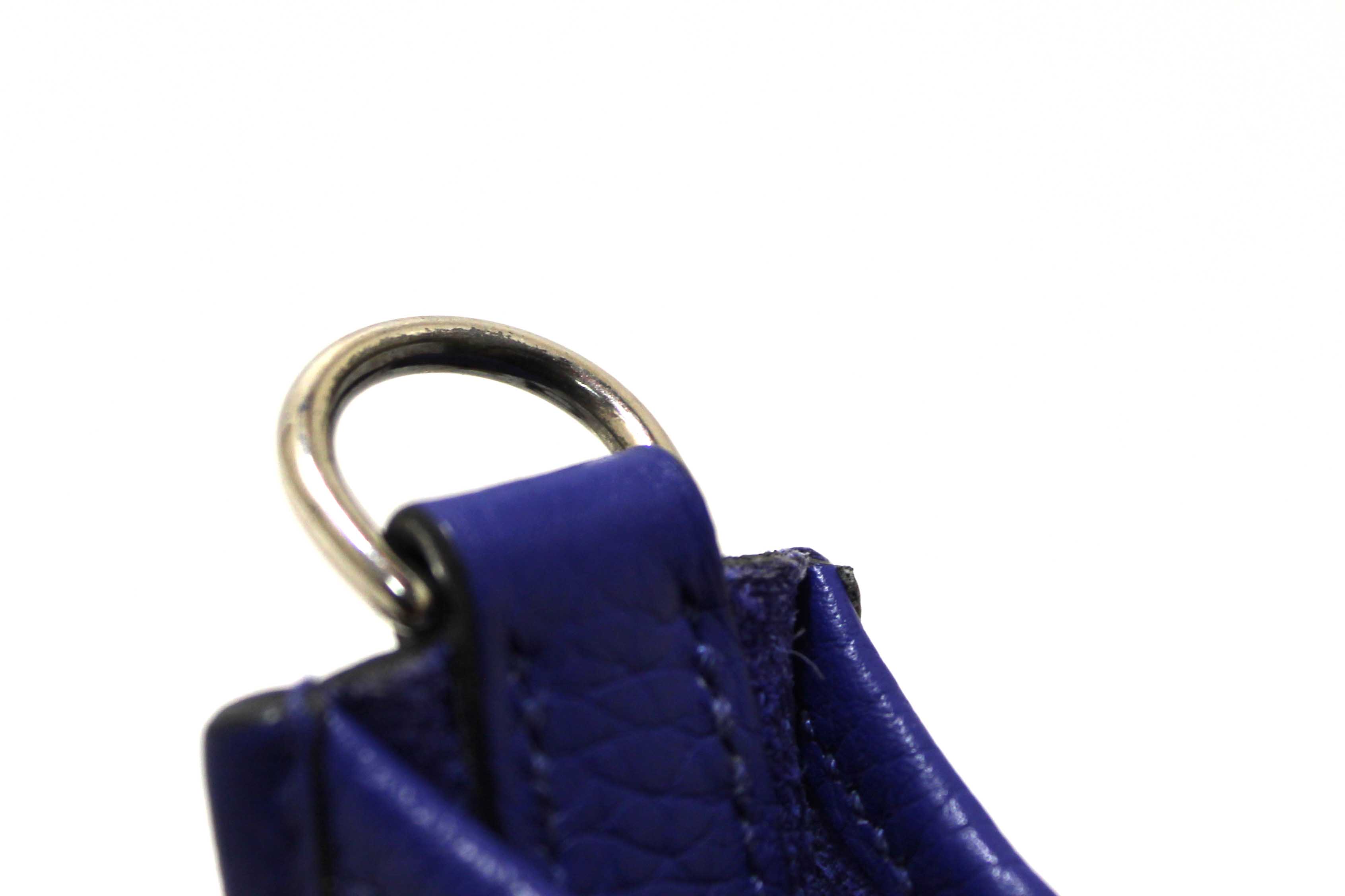 NEW Authentic Hermes Blue Clemence Leather Evelyne 16 Amazone TPM Bag