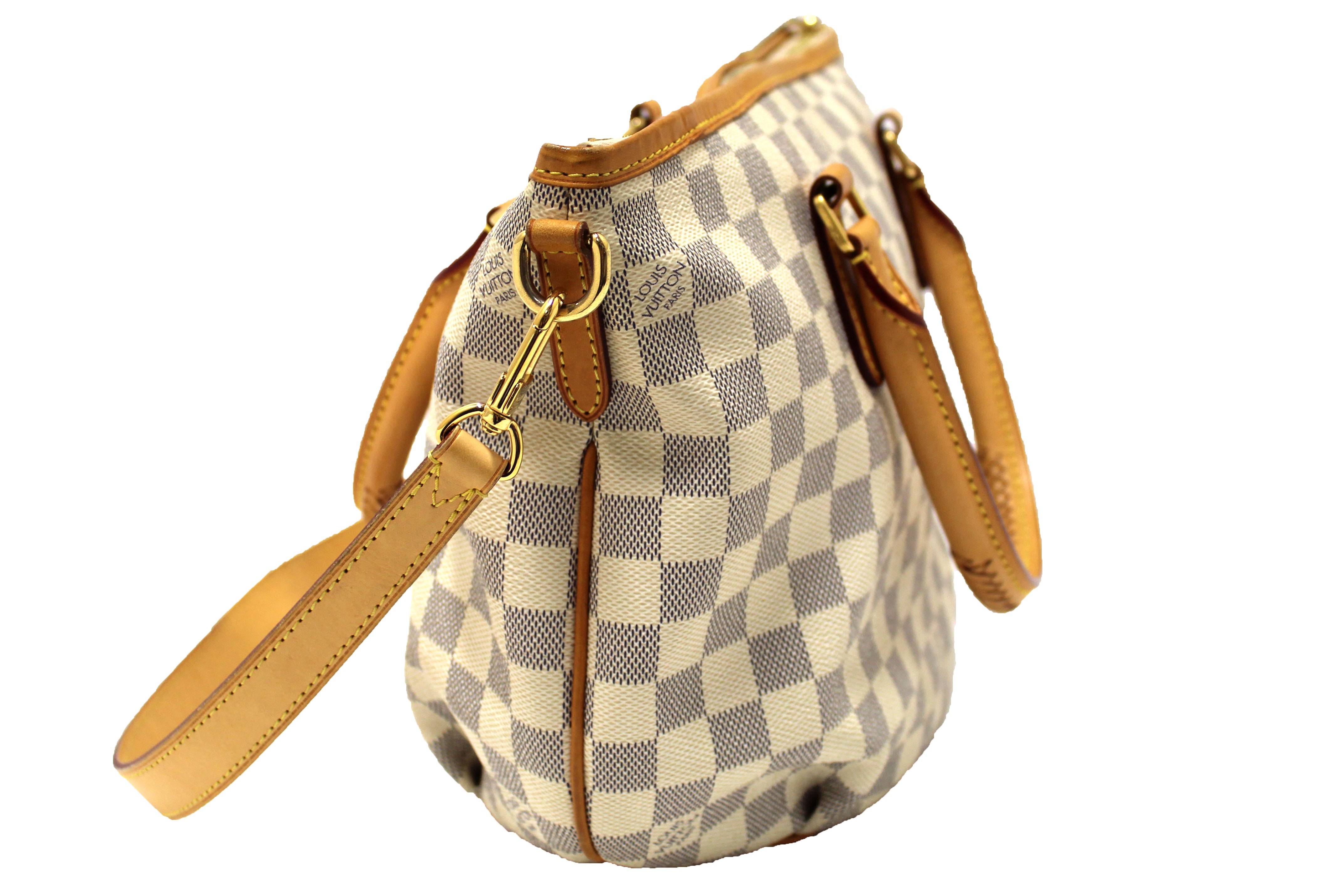 Authentic Louis Vuitton Damier Azur Riviera PM Handbag