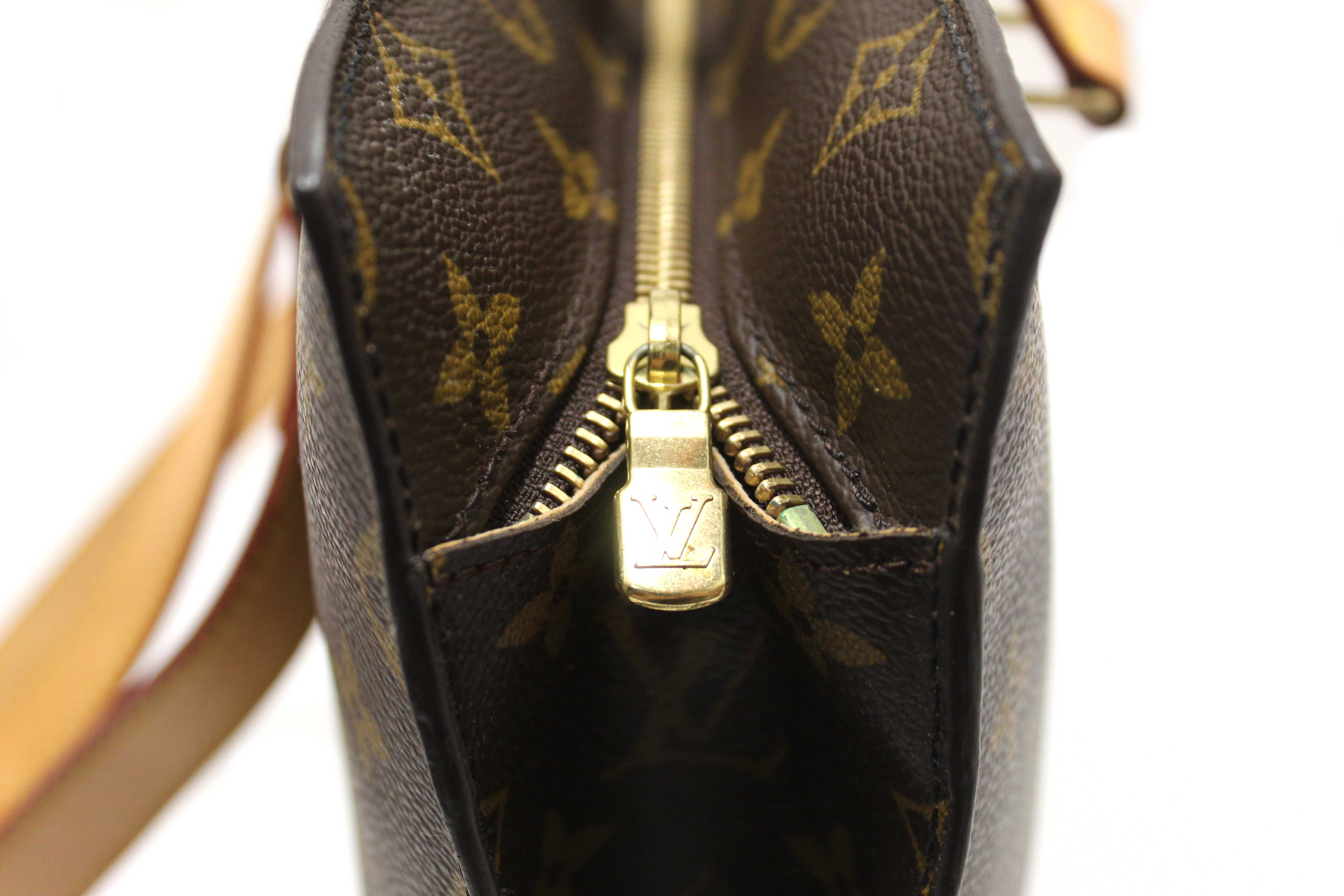 Authentic Louis Vuitton Classic Monogram Canvas Babylone Tote Shoulder Bag