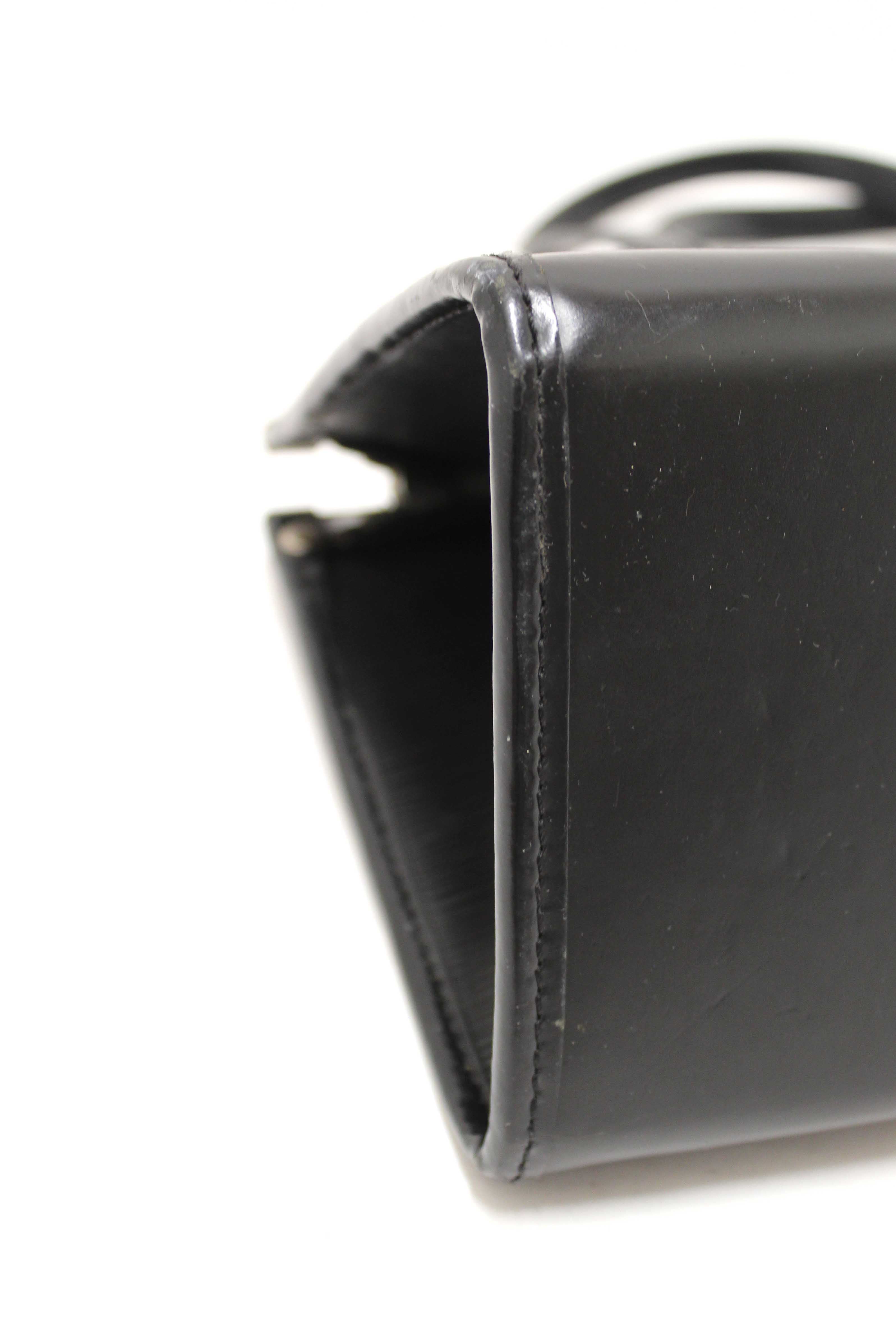 Authentic Louis Vuitton Black Epi Leather Madeleine PM Shoulder Bag