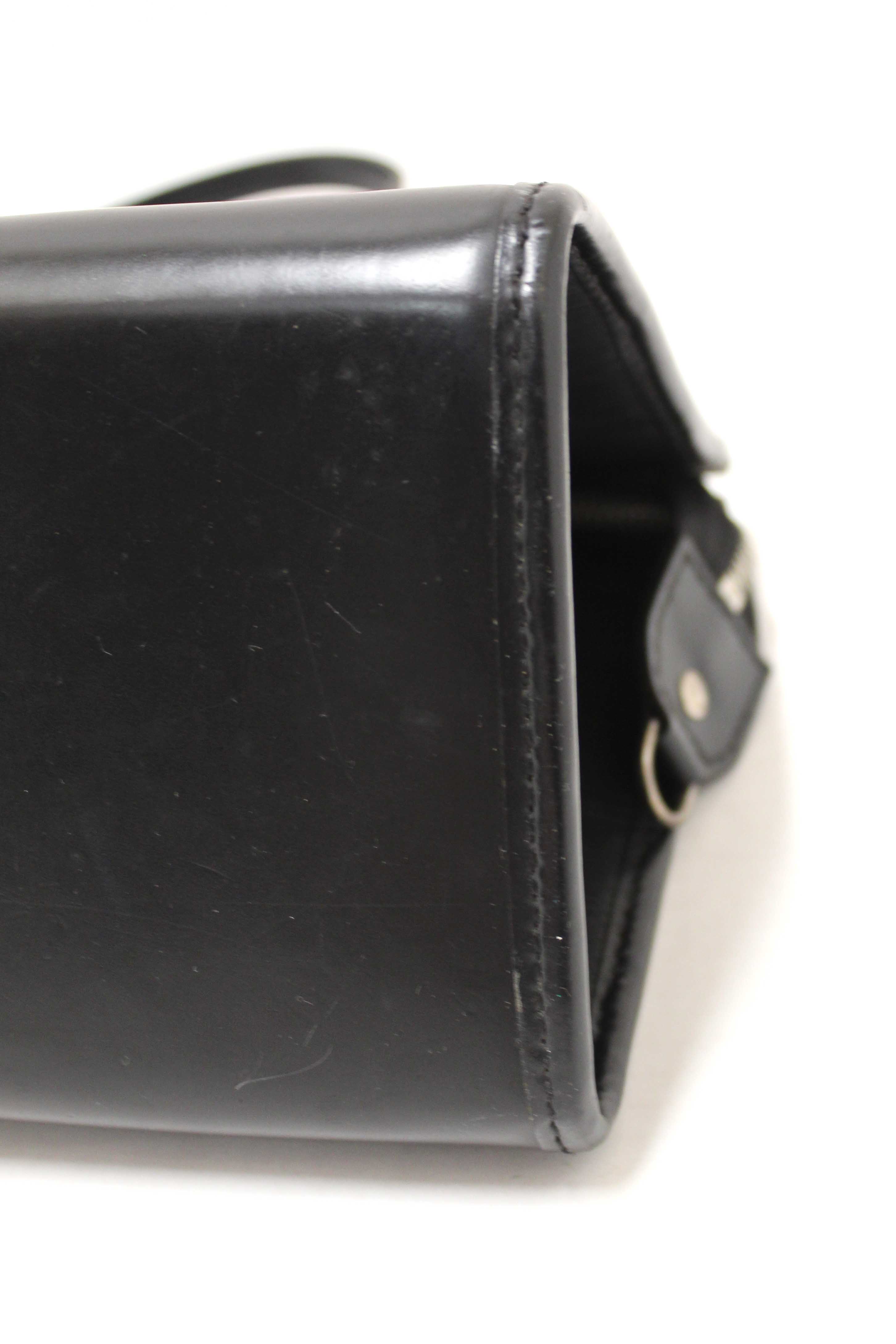 Authentic Louis Vuitton Black Epi Leather Madeleine PM Shoulder Bag