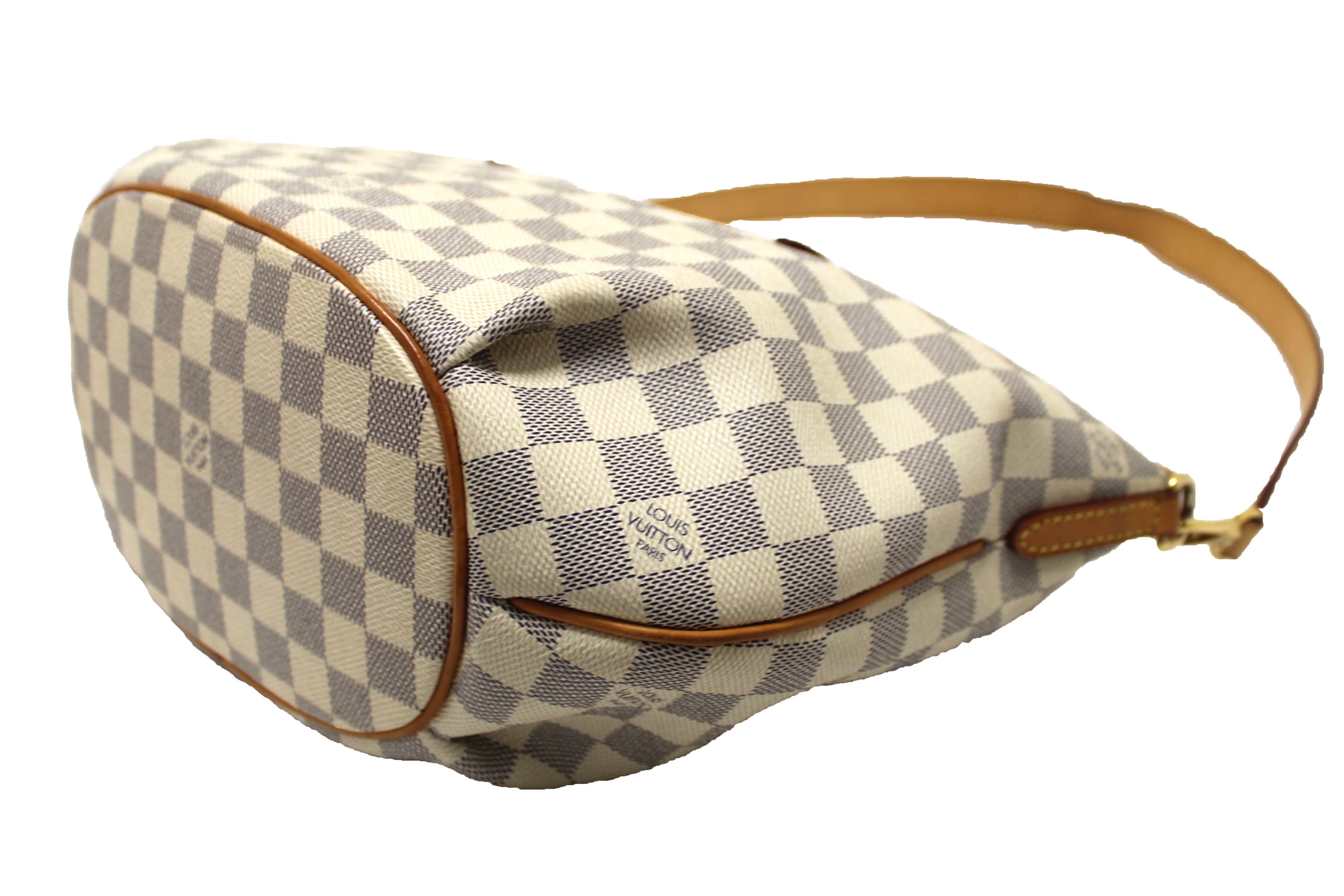 Authentic Louis Vuitton Damier Azur Riviera PM Handbag