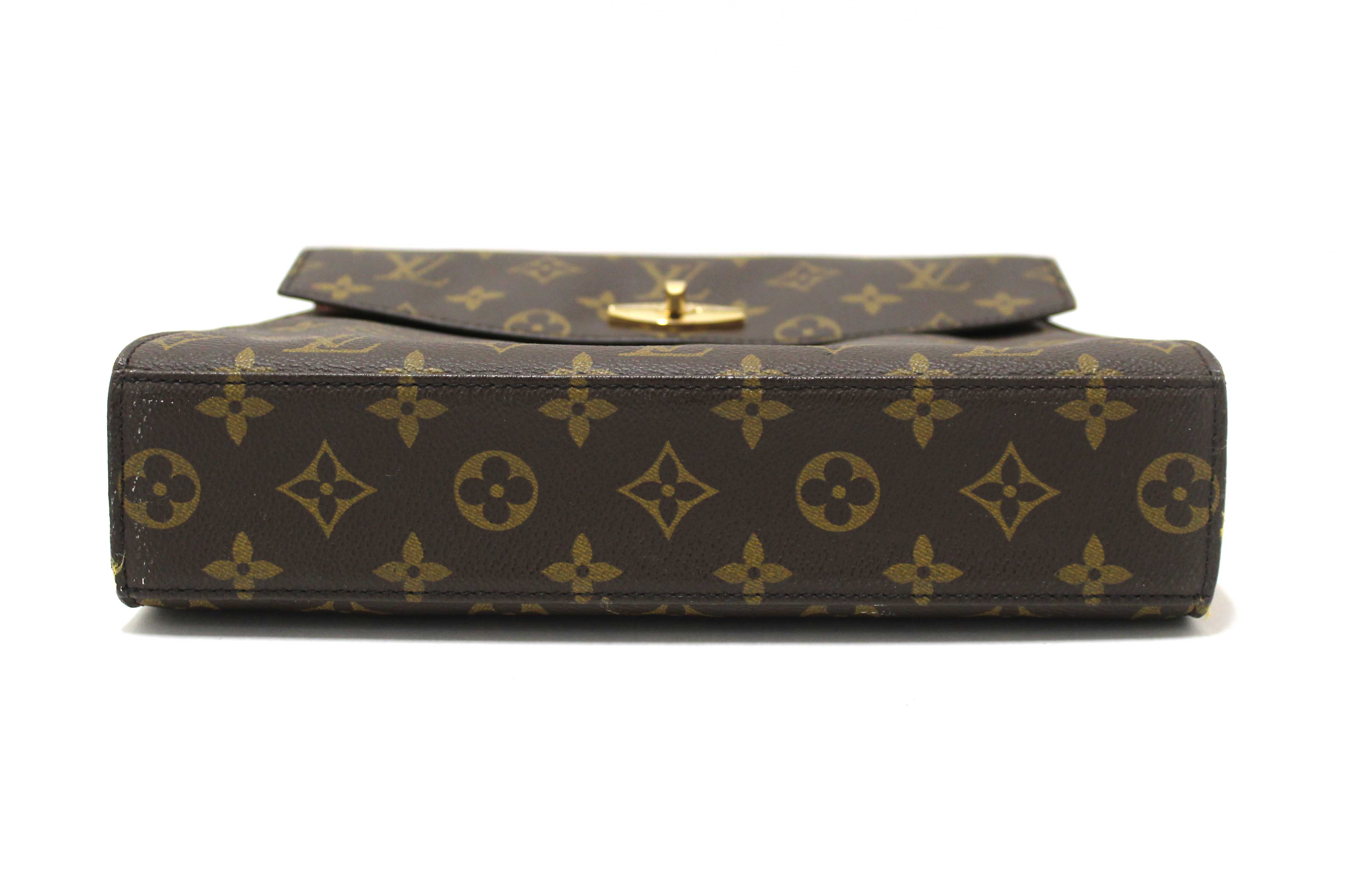 Authentic Louis Vuitton Vintage Classic Monogram Canvas Malesherbes Bag