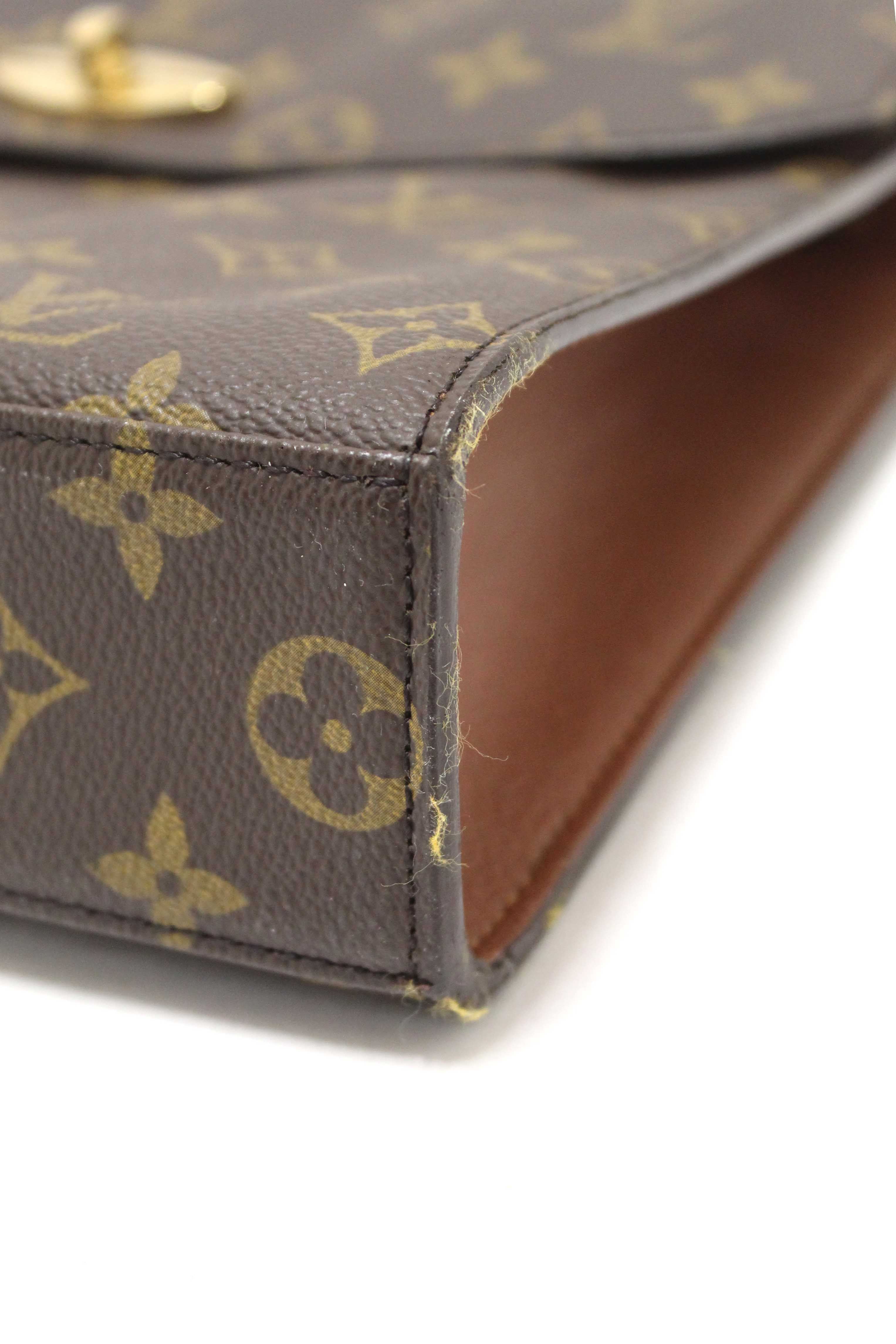 Authentic Louis Vuitton Vintage Classic Monogram Canvas Malesherbes Bag