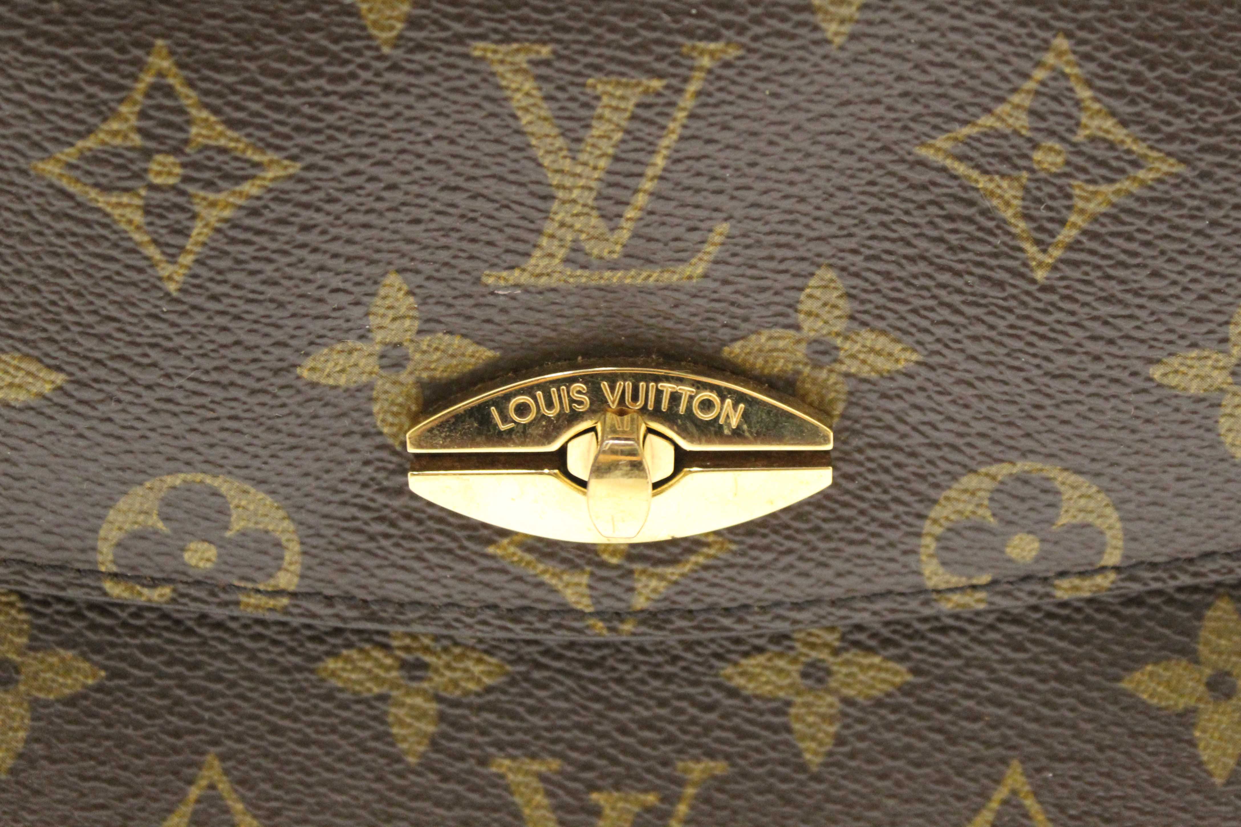 Authentic Louis Vuitton Vintage Classic Monogram Canvas Malesherbes Bag