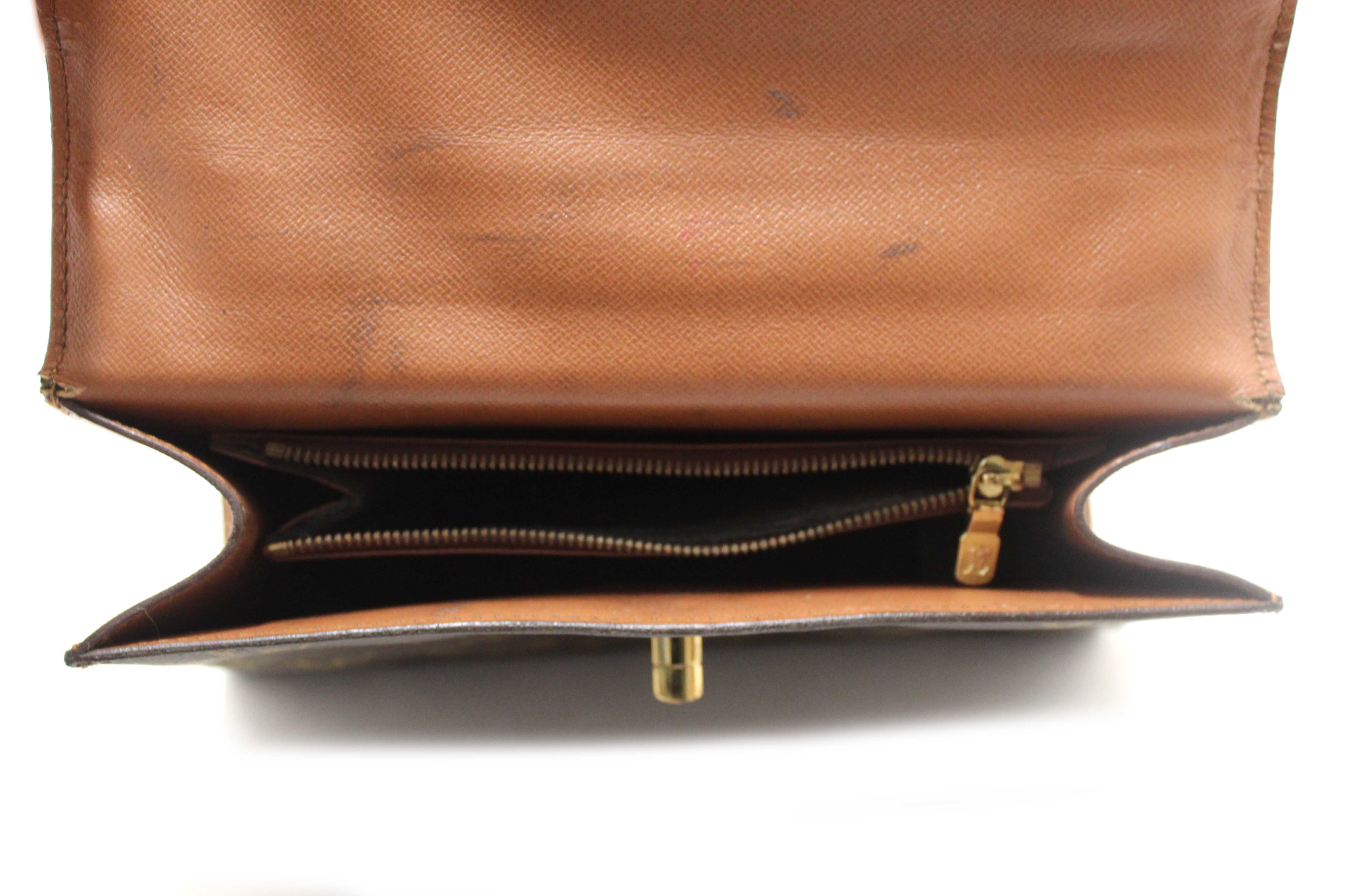 Authentic Louis Vuitton Vintage Classic Monogram Canvas Malesherbes Bag