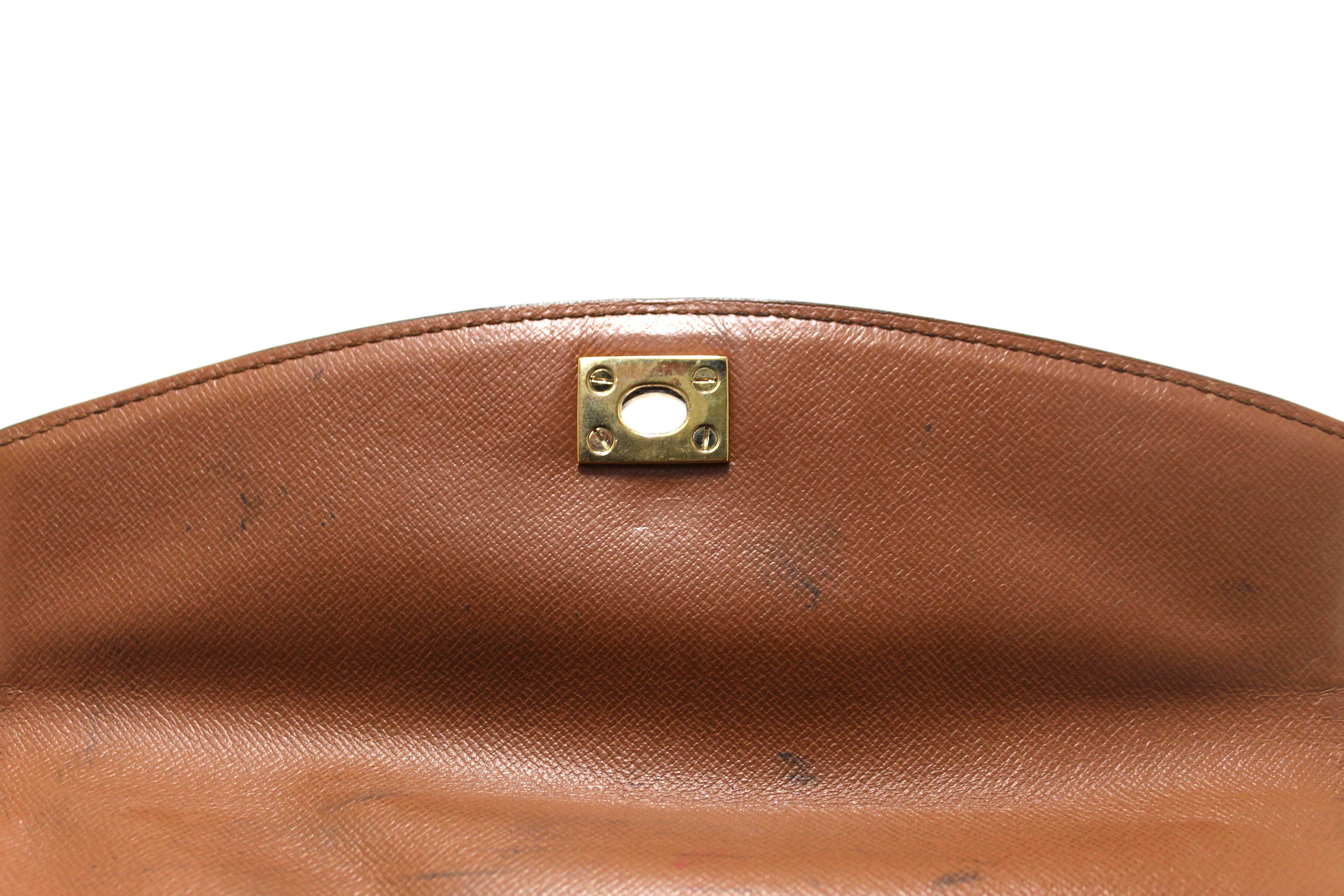 Authentic Louis Vuitton Vintage Classic Monogram Canvas Malesherbes Bag