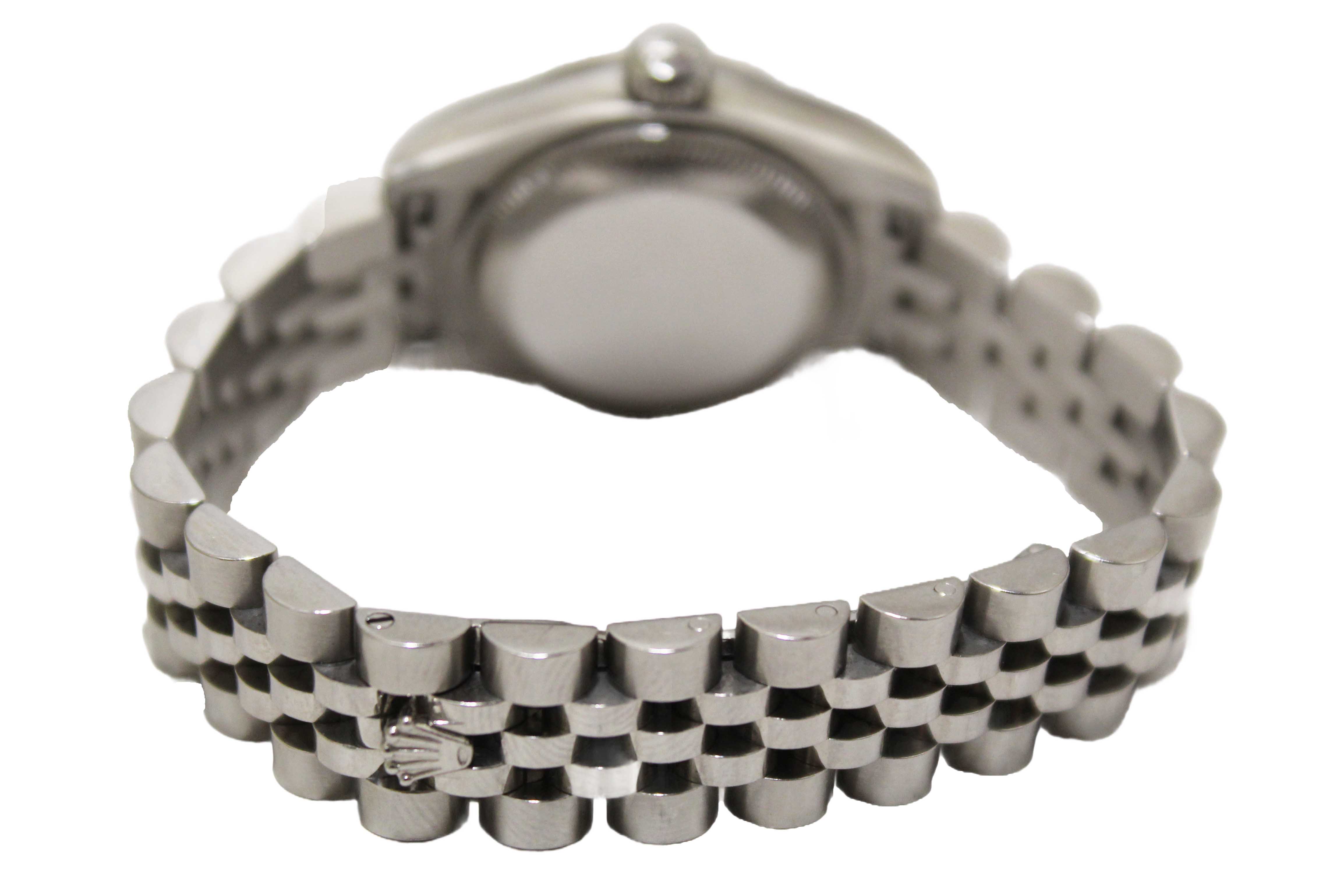 Authentic Rolex Lady-Datejust 28 mm Oystersteel and White Gold Watch