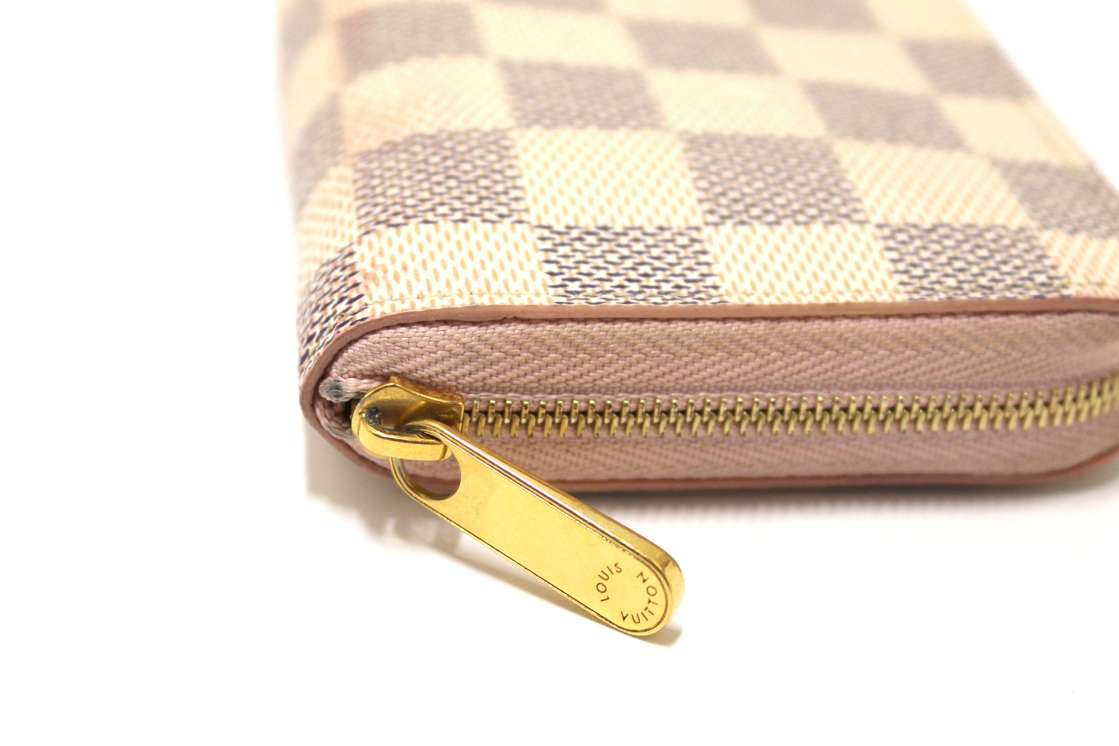 Authentic Louis Vuitton Damier Azur Zippy Coin Purse