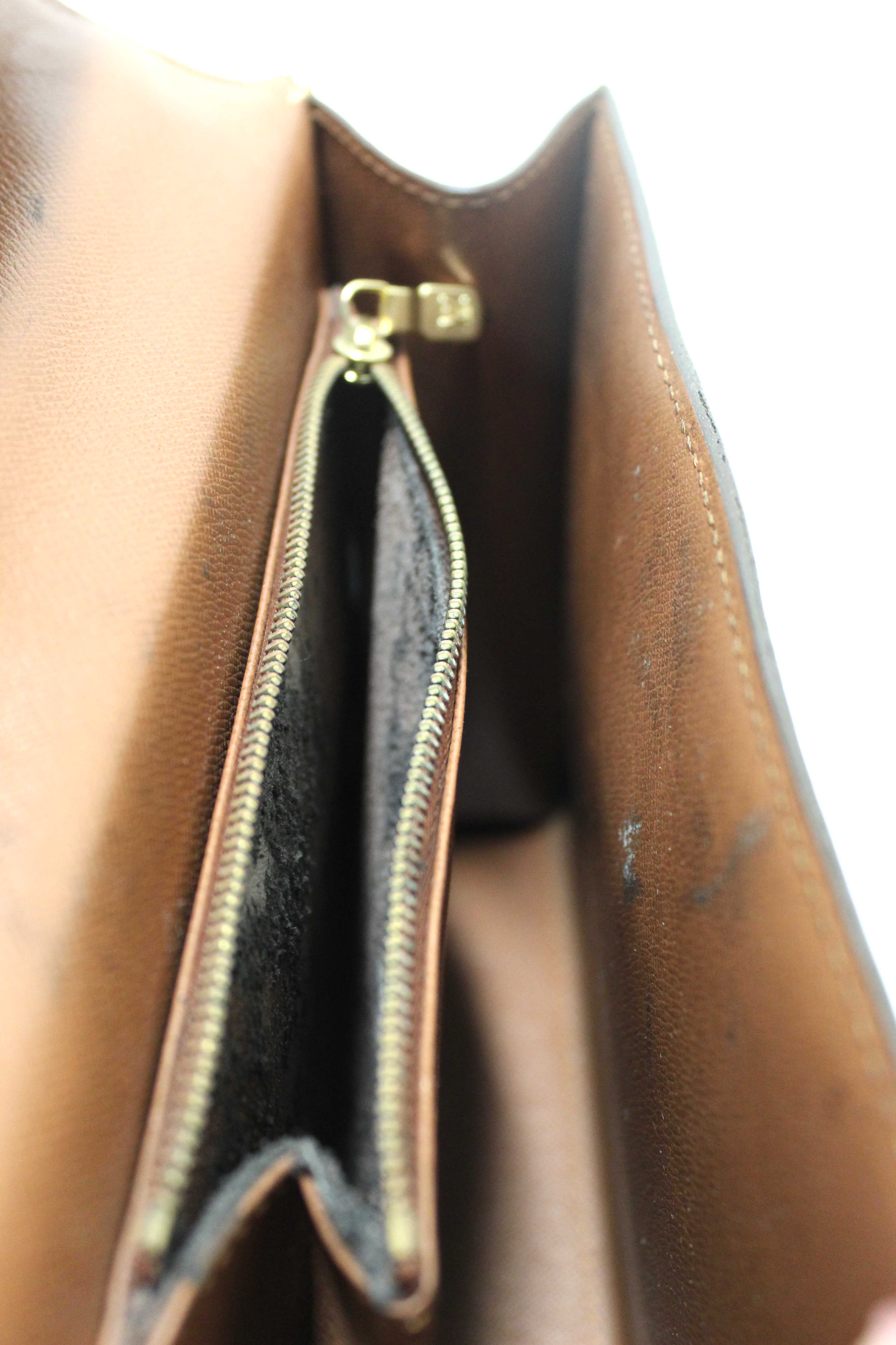 Authentic Louis Vuitton Vintage Classic Monogram Canvas Malesherbes Bag